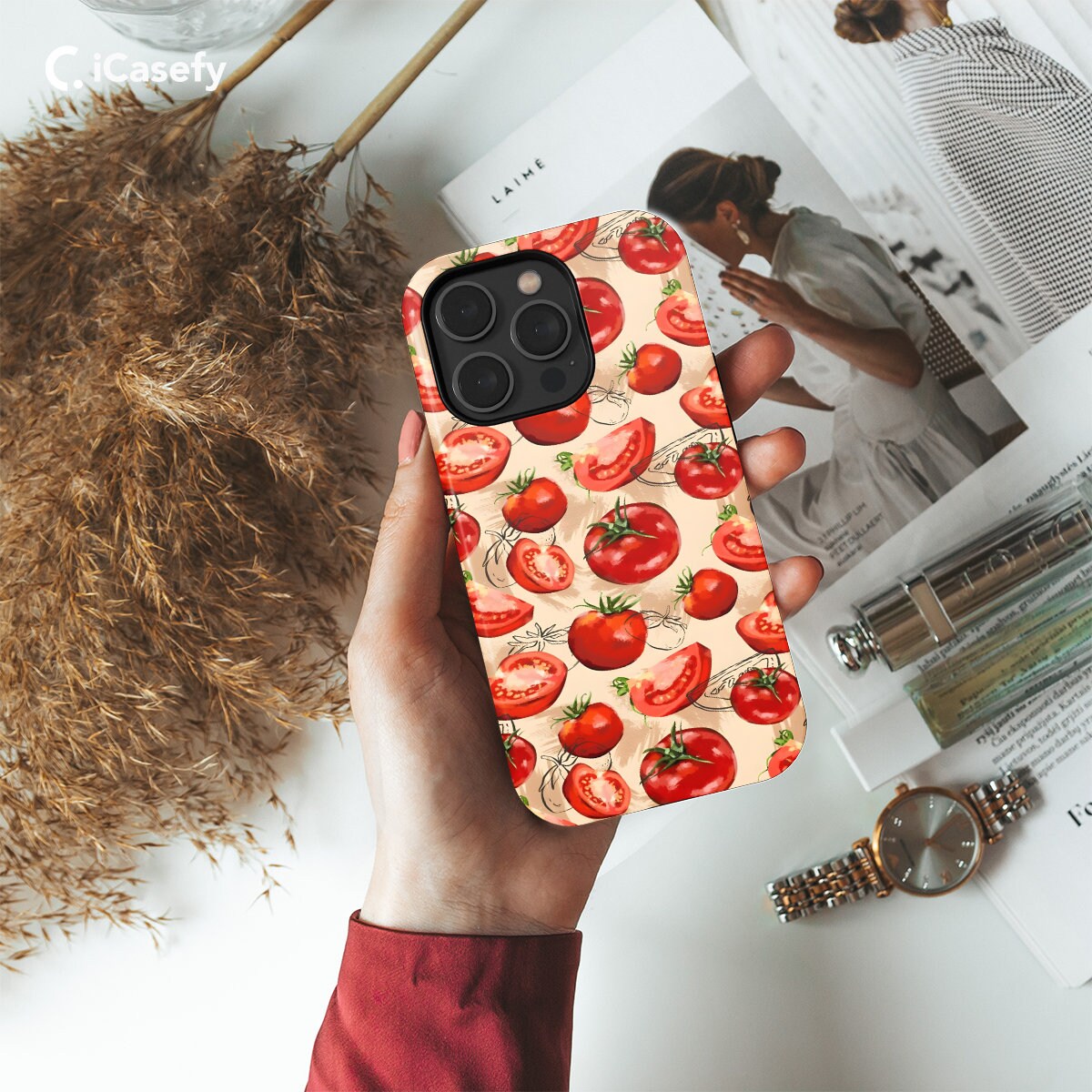 Tomato Aesthetic Phone Case iPhone Samsung Pixel & More