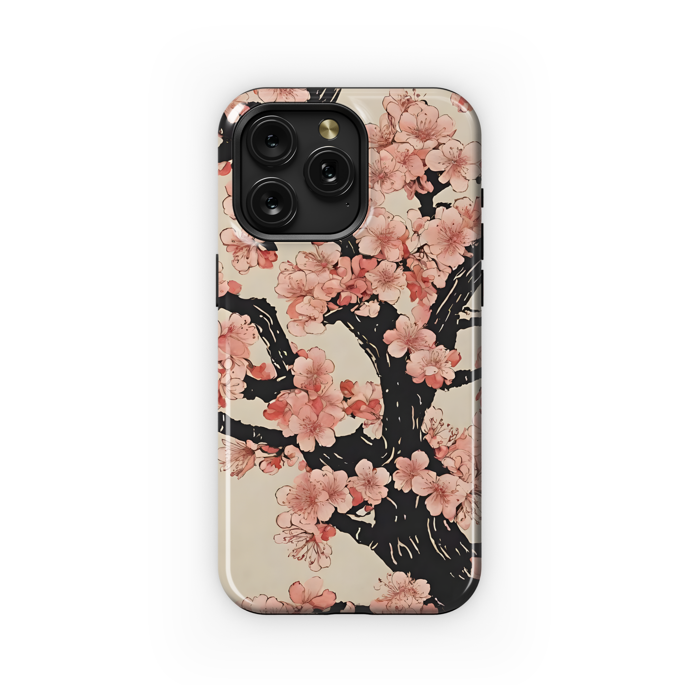 Japanese Cherry Blossom Pink Petals Tree Phone Case iPhone Samsung Cover Pixel 1901