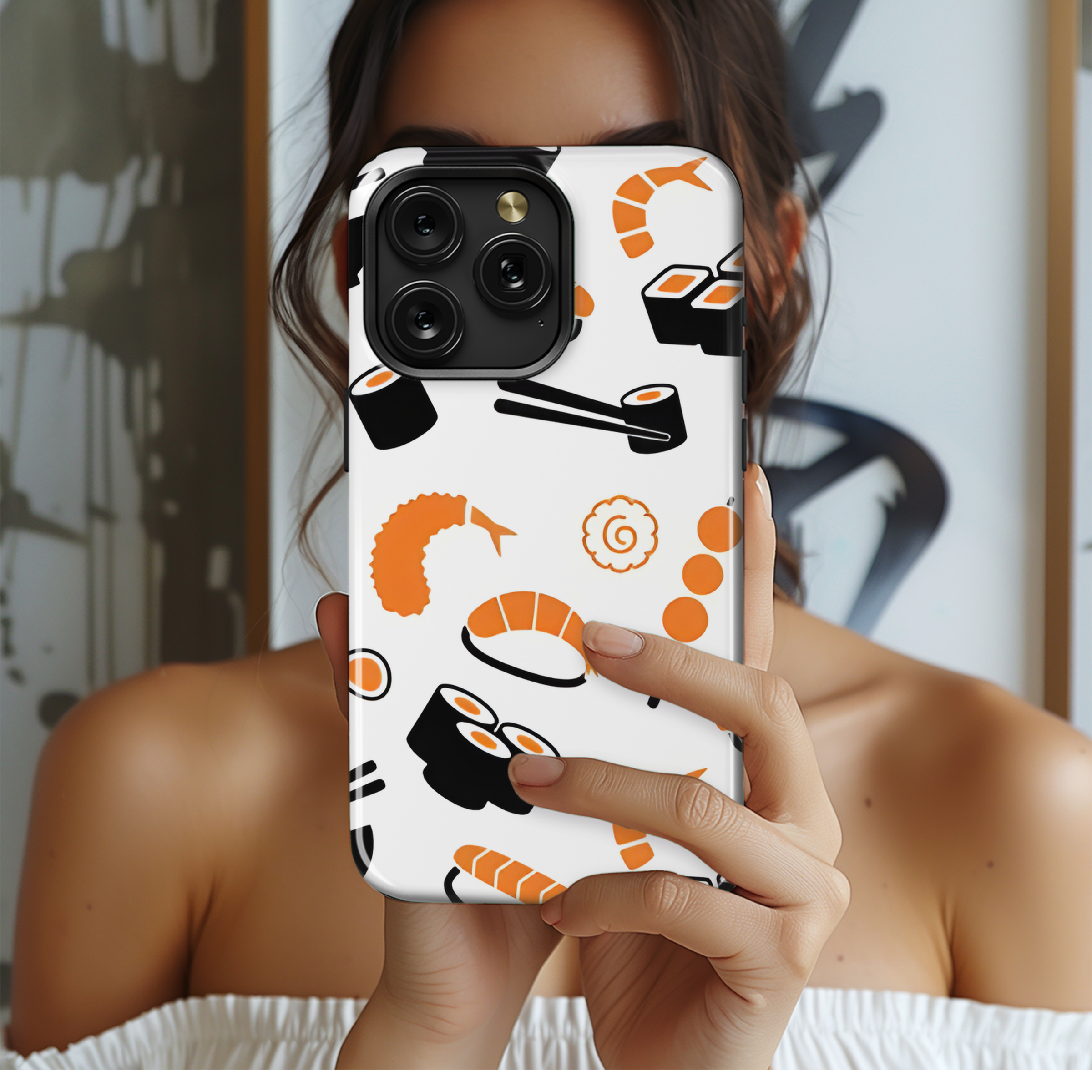 Japanese Food Icon Phone Case iPhone Samsung Cover Pixel 2460