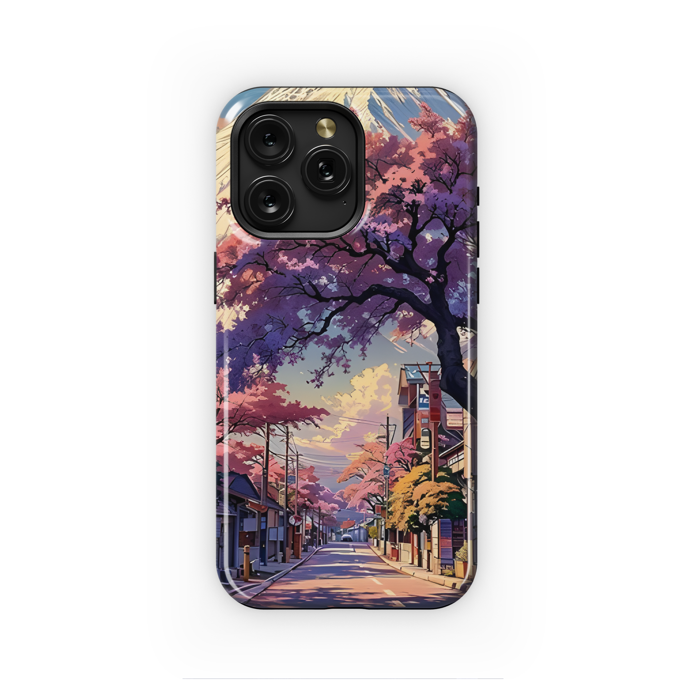 Japanese Landscape Cherry Blossom Sakura Phone Case iPhone Samsung Cover Pixel 1902