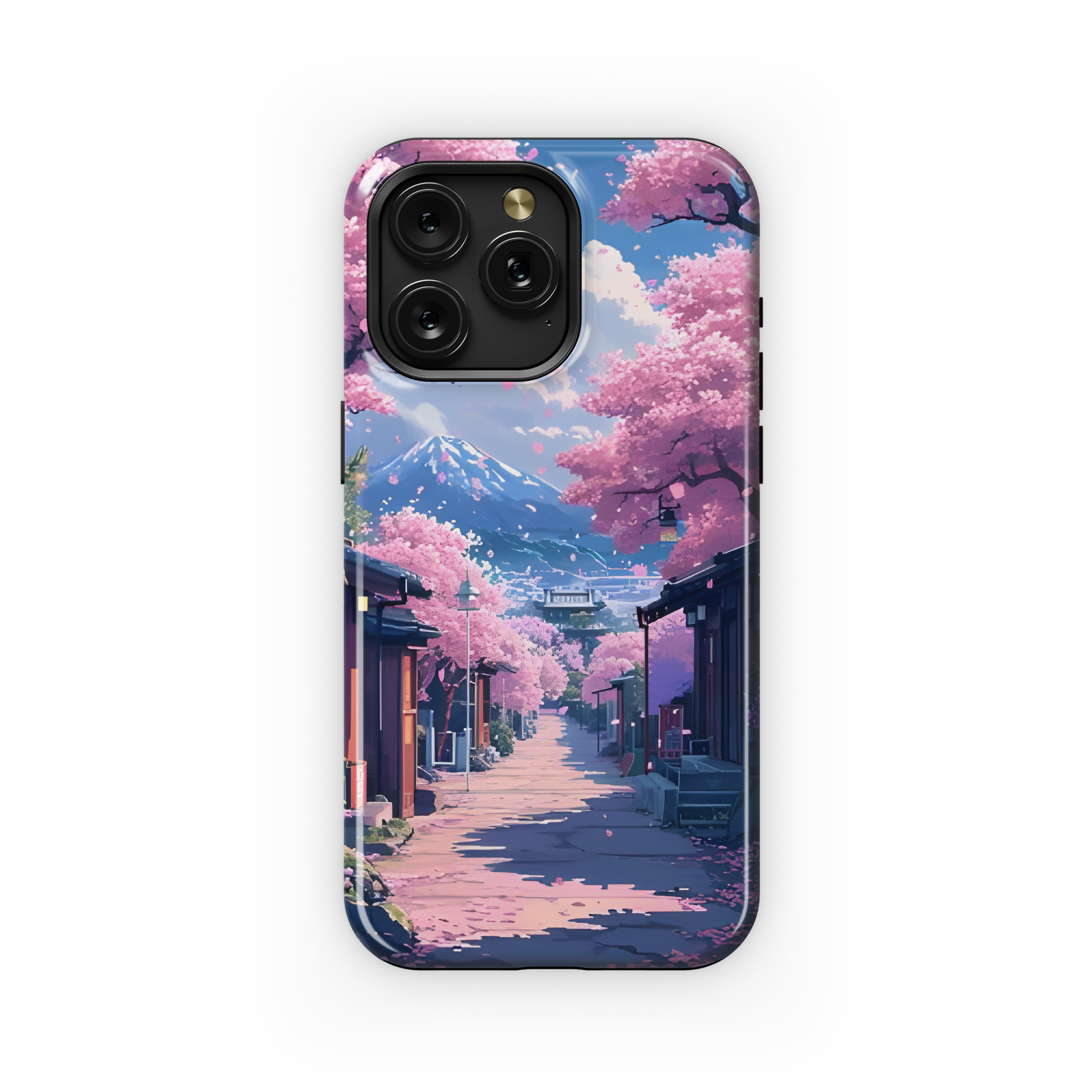 Japanese Landscape Cherry Blossom Sakura Phone Case iPhone Samsung Cover Pixel 1904