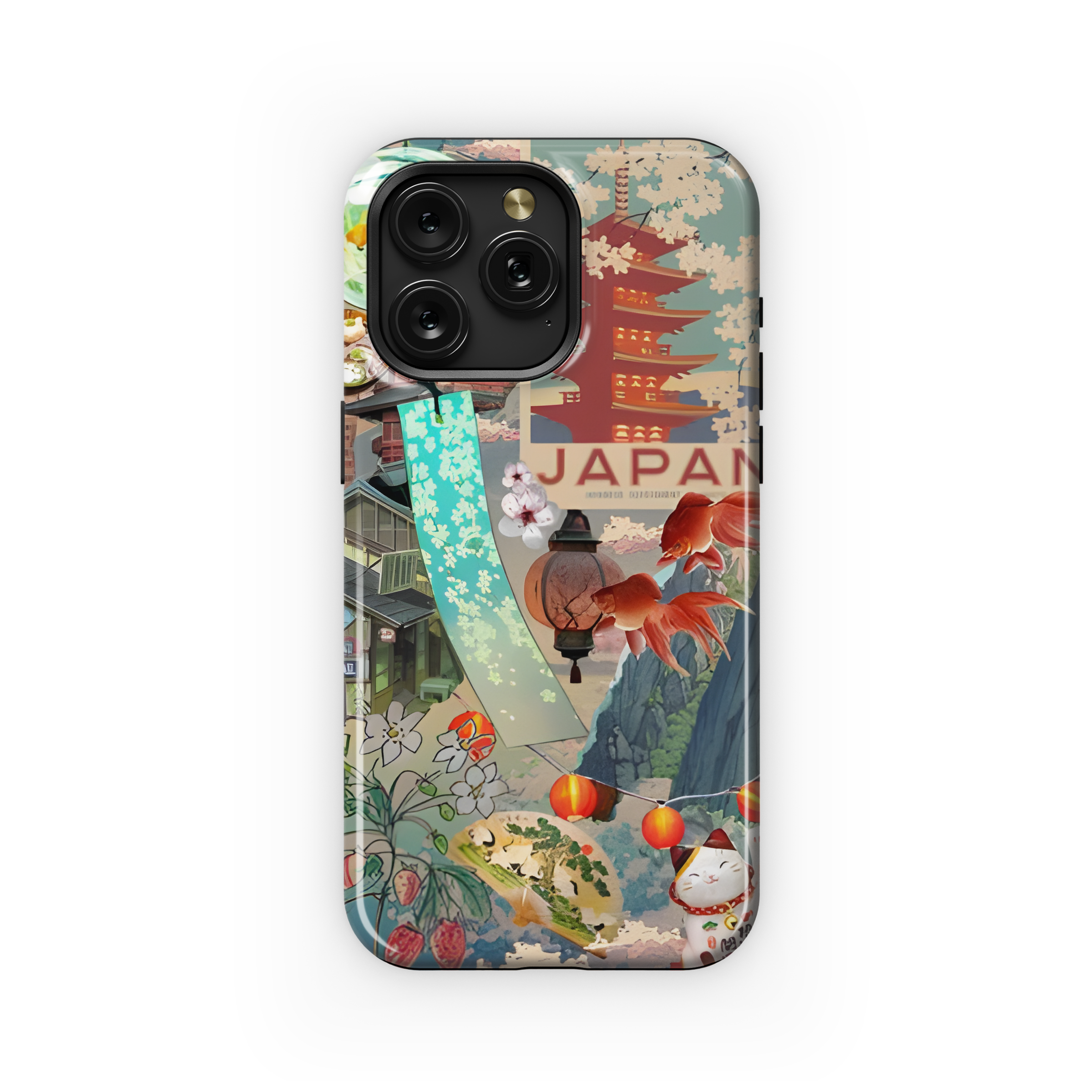 Japanese Mood Board Collage Phone Case iPhone Samsung Cover Pixel 1889