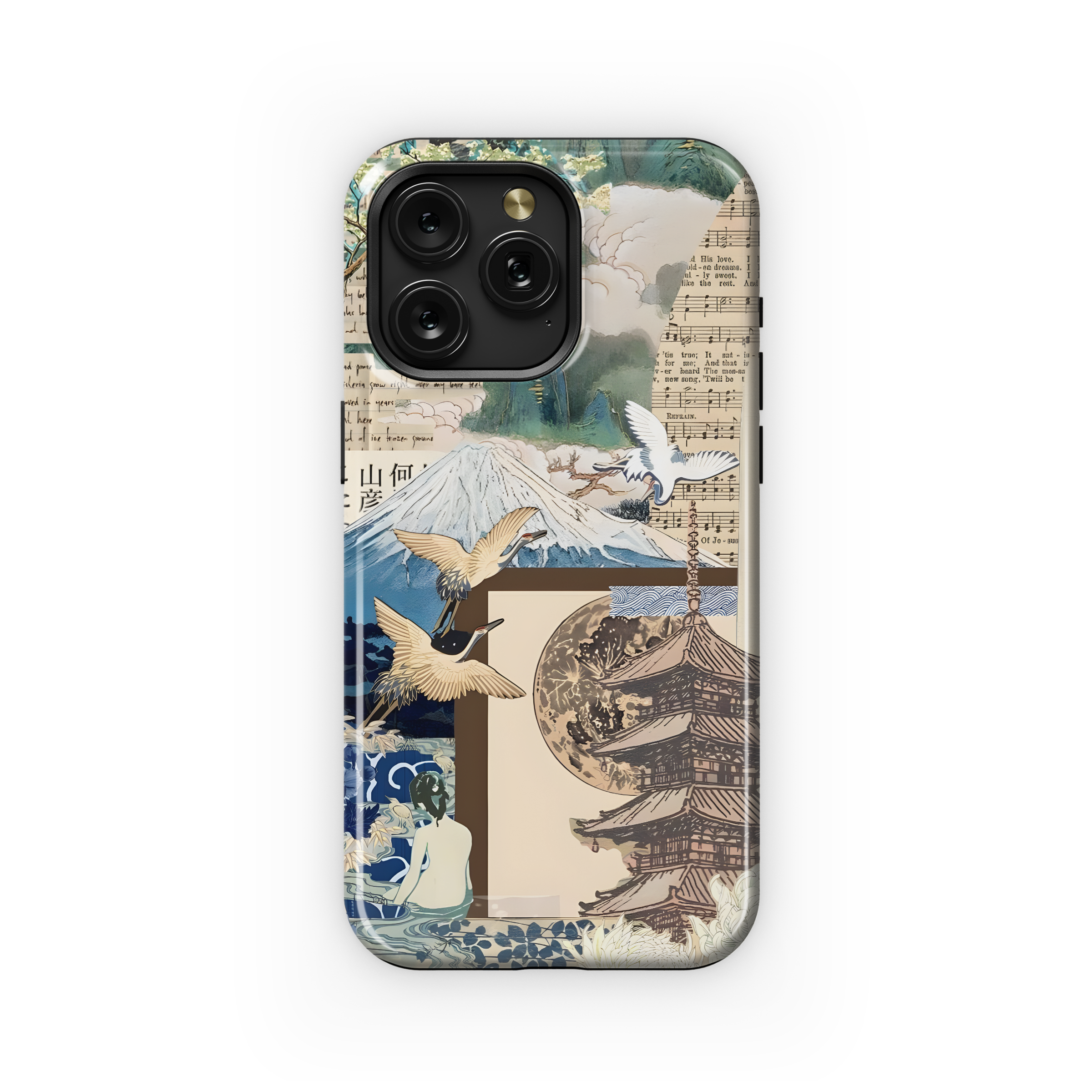 Japanese Mood Board Collage Phone Case iPhone Samsung Cover Pixel 1891