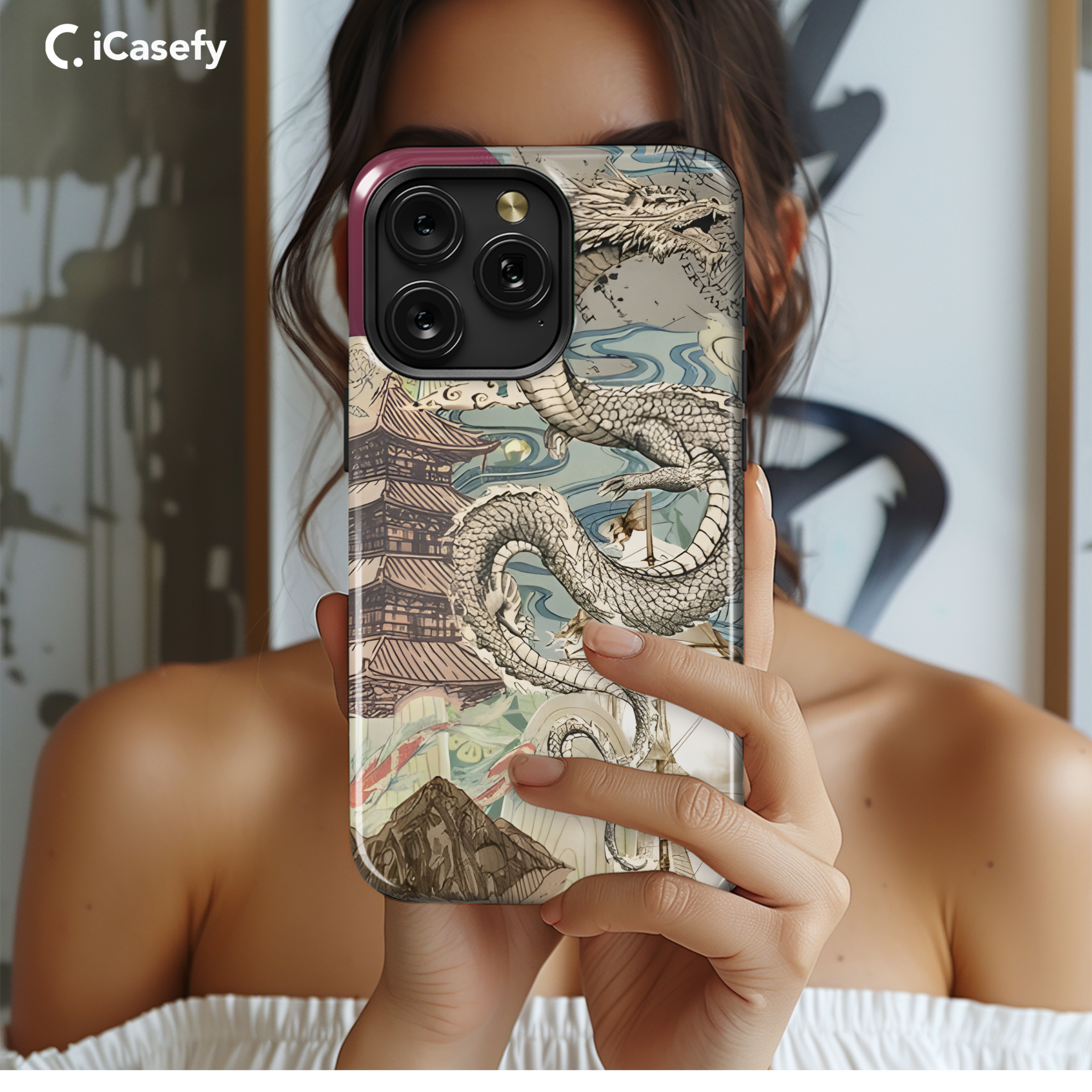 Japanese Mood Board Collage Phone Case iPhone Samsung Cover Pixel 1893