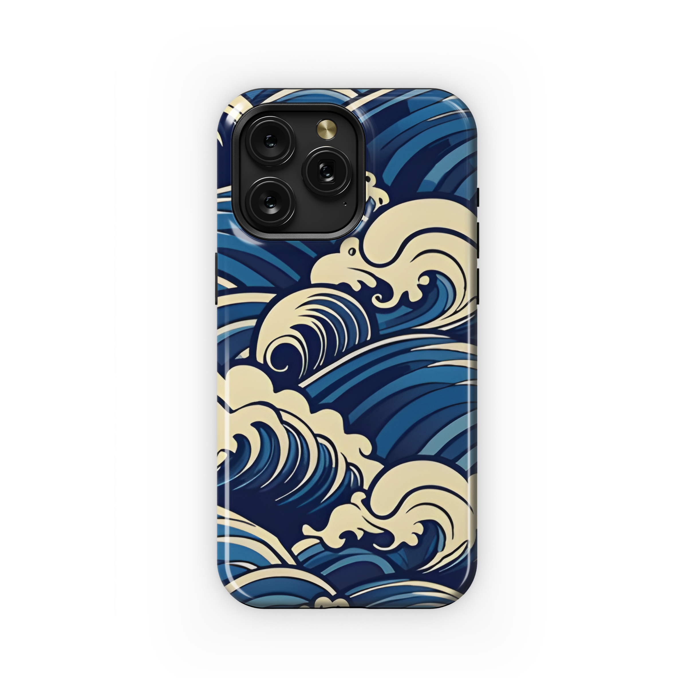 Japanese Water Wave Phone Case iPhone Samsung Cover Pixel 2556