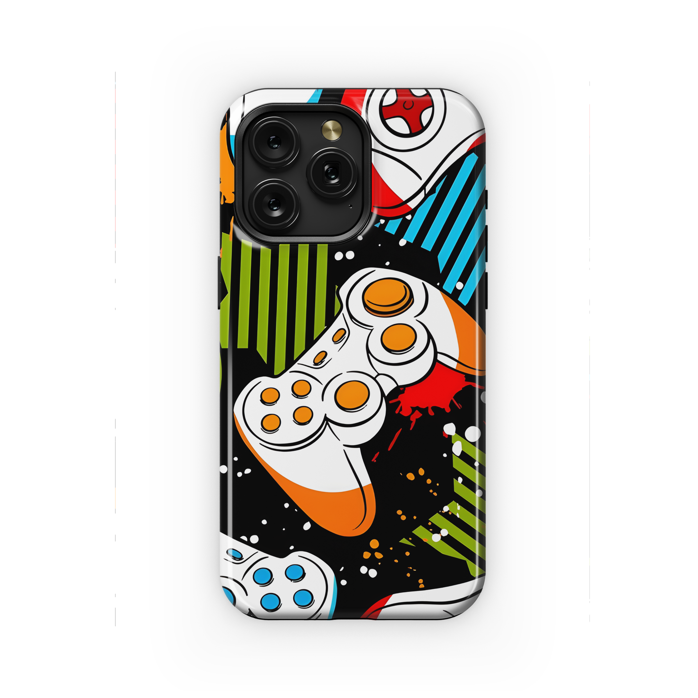 Joysticks Pattern Phone Case iPhone Samsung Cover Pixel 2230