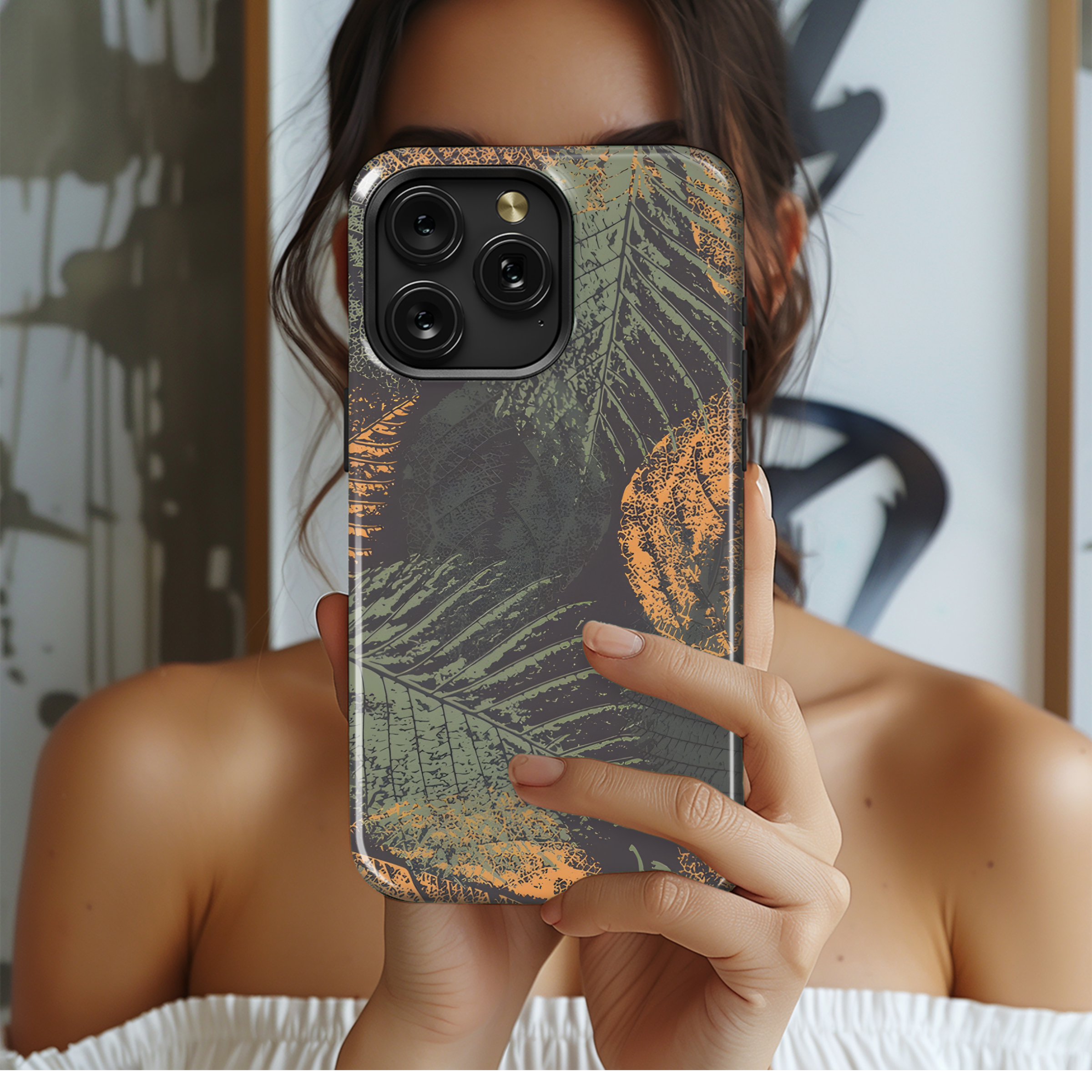 Leaves Phone Case iPhone Samsung Cover Pixel 2589