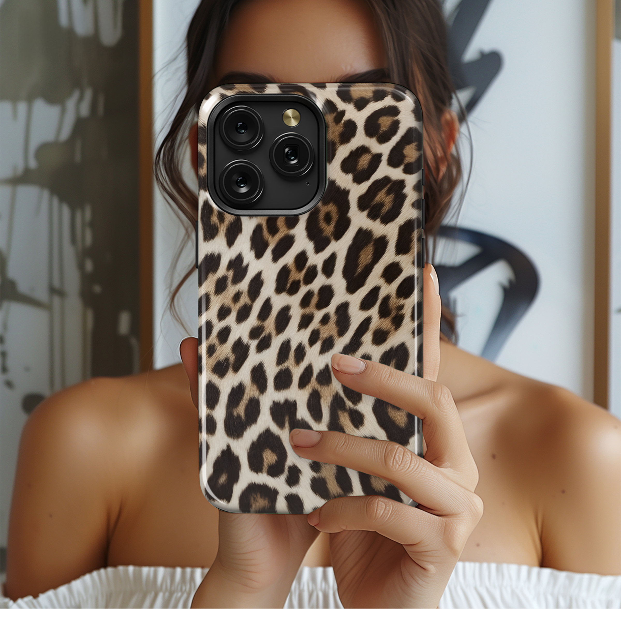 Leopard Skin Phone Case iPhone Samsung Cover Pixel 2741