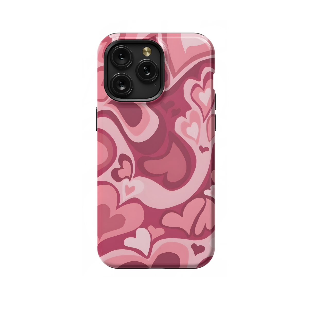 Love Core Wavy Hearts Phone Case iPhone Samsung Cover Pixel 1631