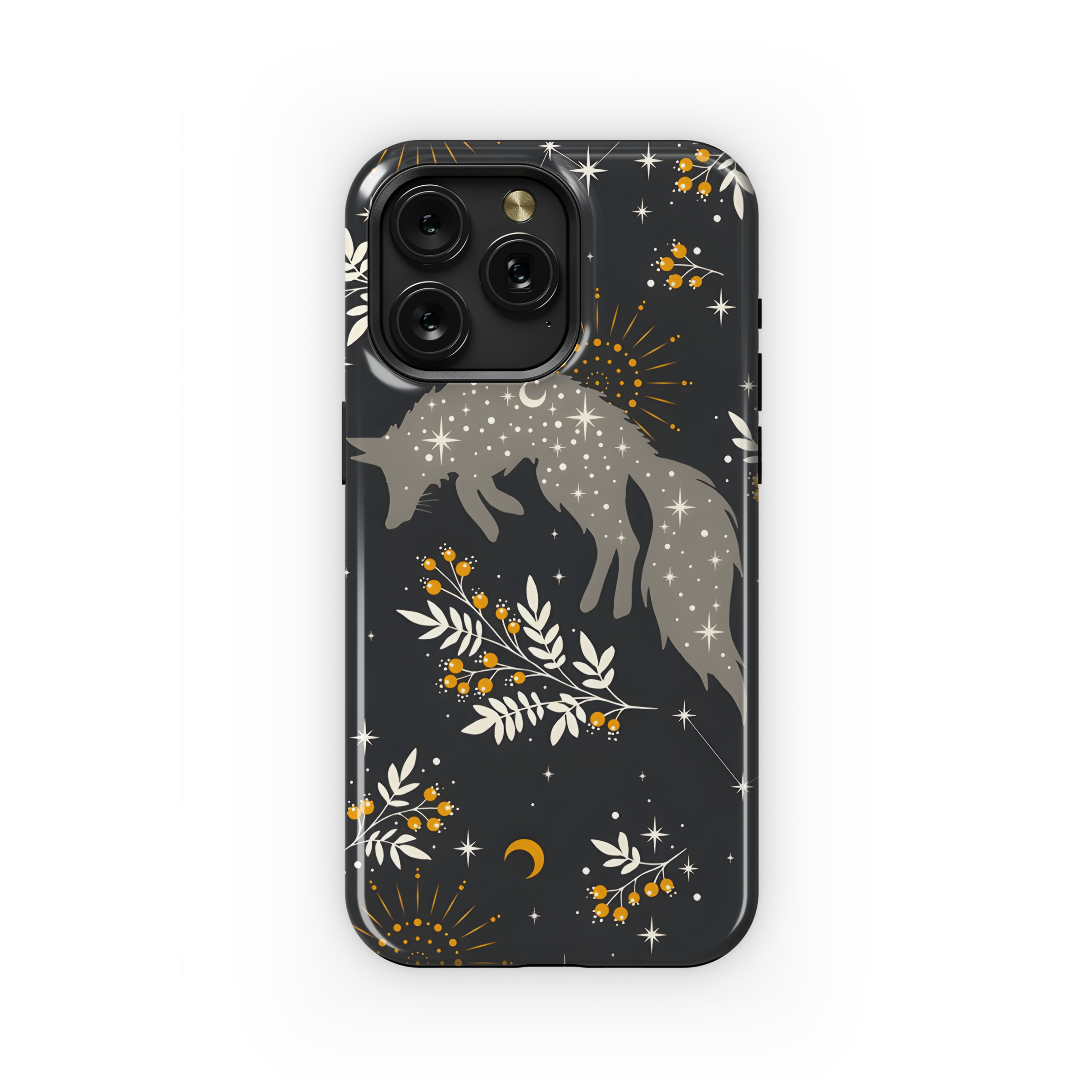 Magical Fox Constellations Boho Phone Case iPhone Samsung Cover Pixel 2730