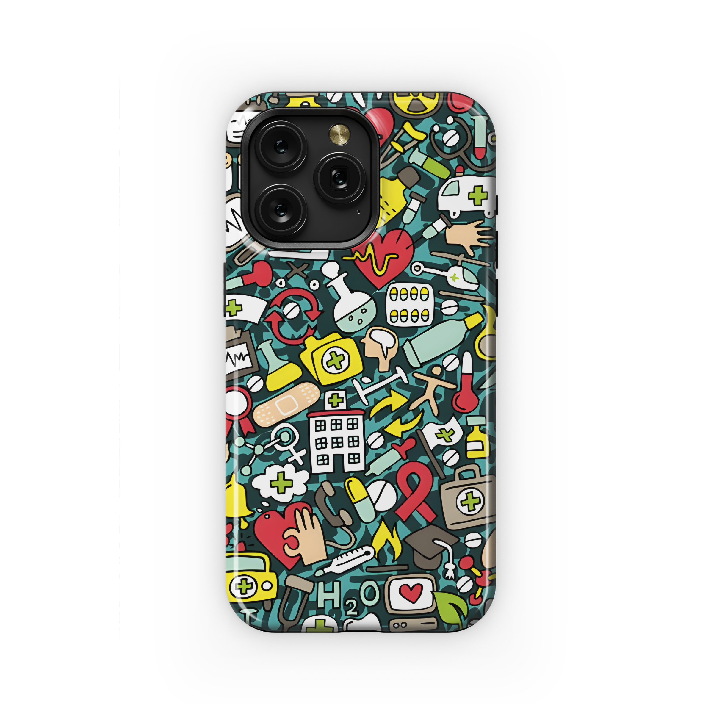 Medicine Doodles Phone Case iPhone Samsung Cover Pixel 2515