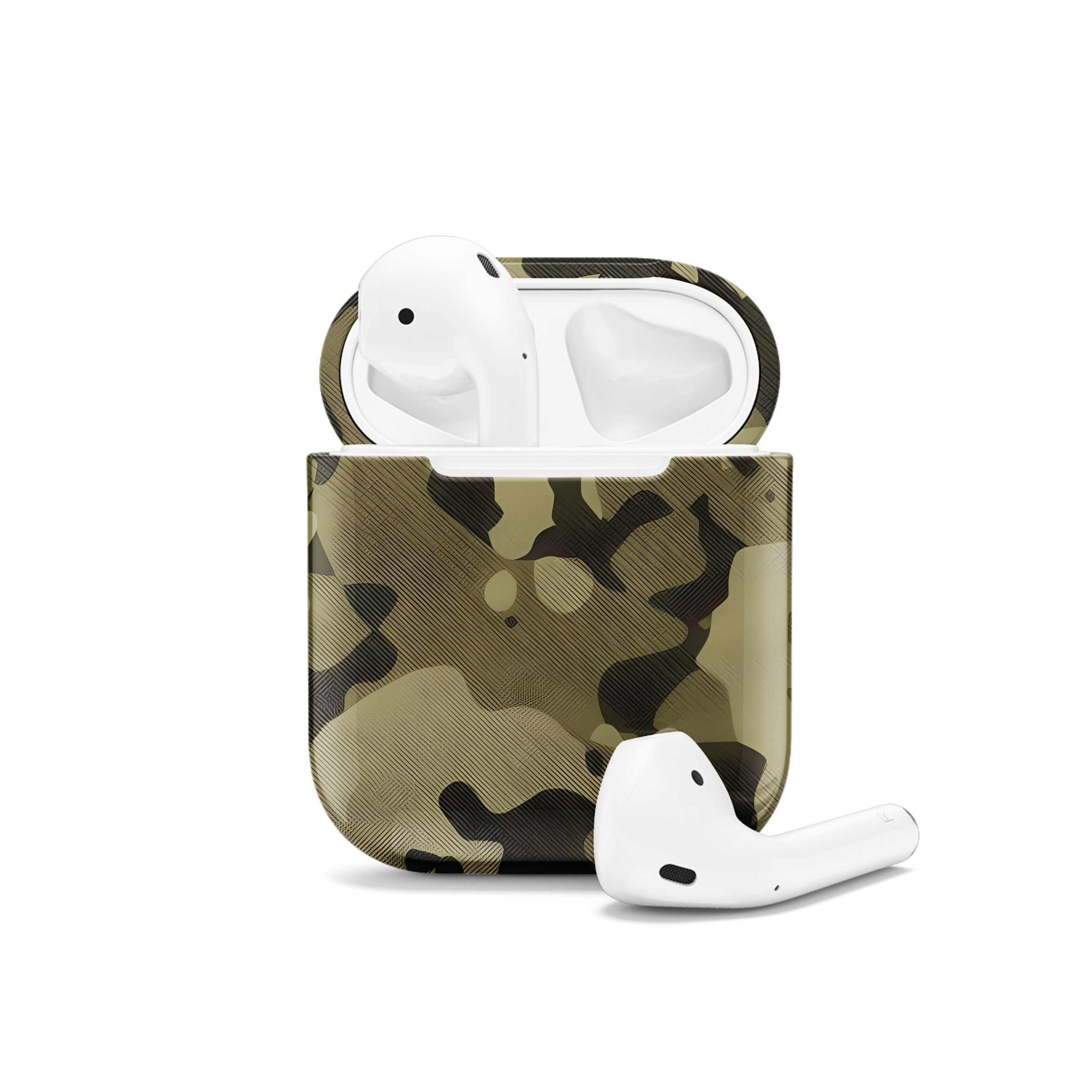 Military Camouflage Fabric Texture AirPods Case AirPods Pro AirPods Pro 2 AirPods 3 AirPods 2 Glossy 2190