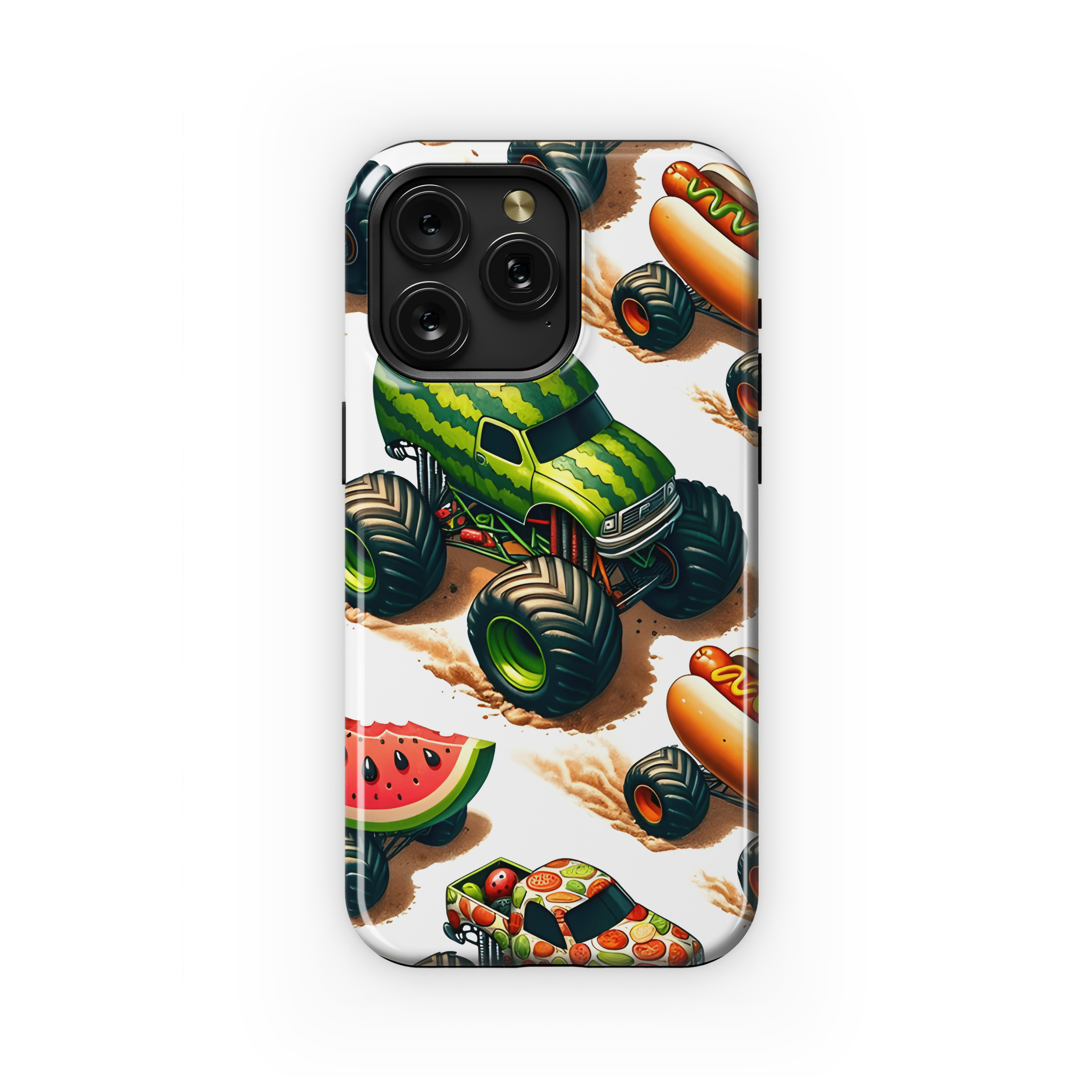 Monster Truck Food Phone Case iPhone Samsung Cover Pixel 2925