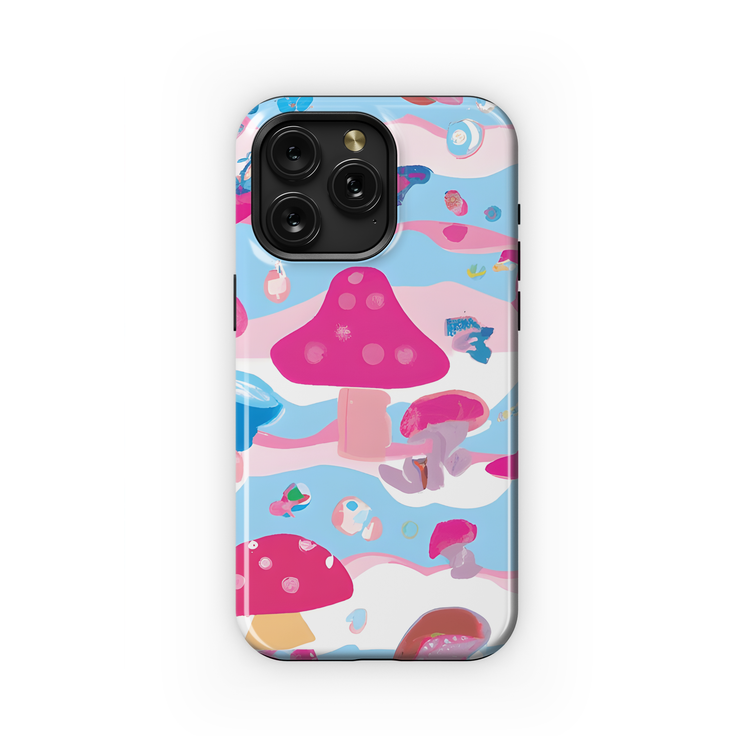 Mushroom Pink Phone Case iPhone Samsung Cover Pixel 3599