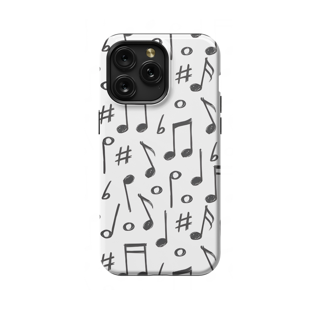 Music Notes Hand Draw Phone Case iPhone Samsung Cover Pixel 1628