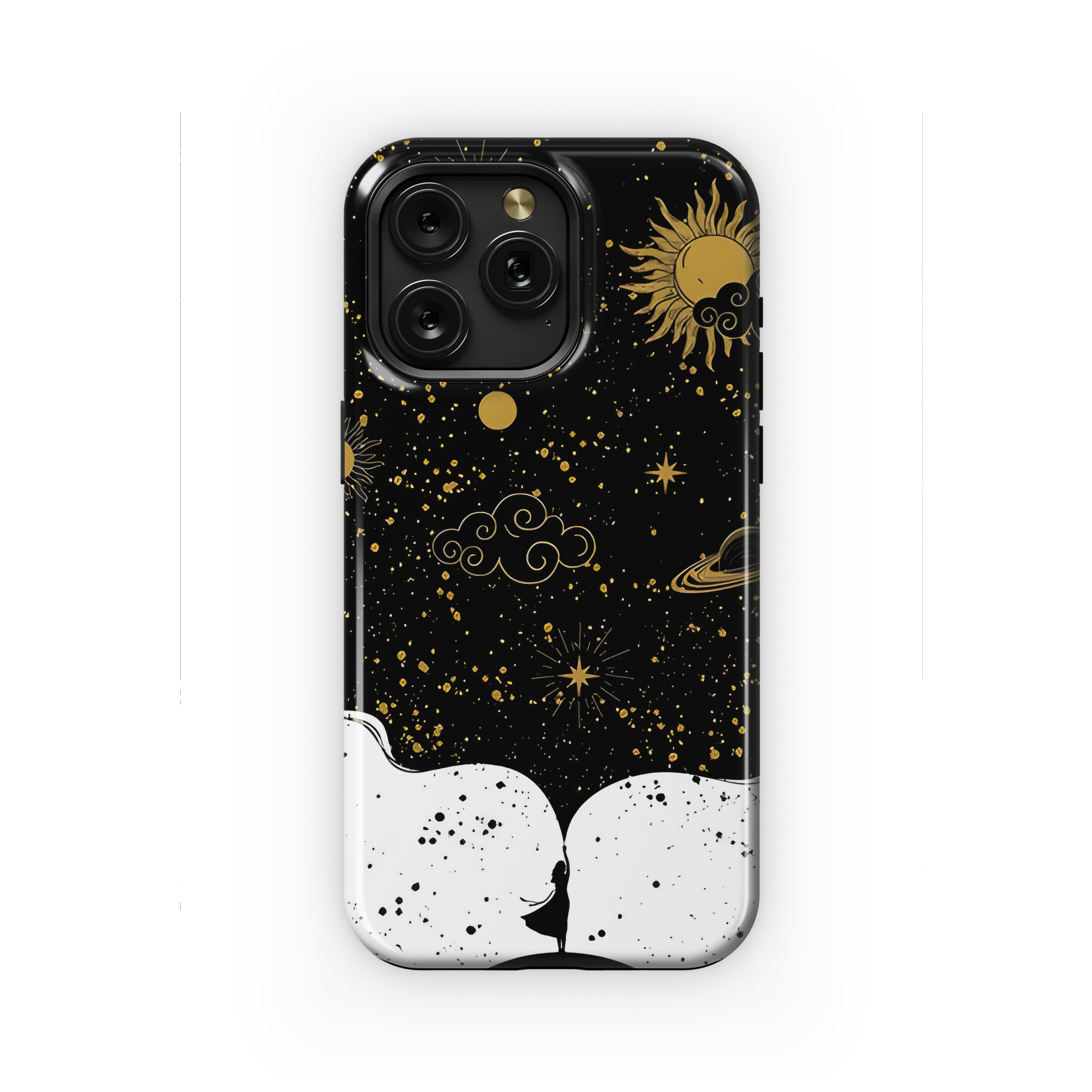 Mystical Universe with Woman's Hand Phone Case iPhone Samsung Cover Pixel 2135