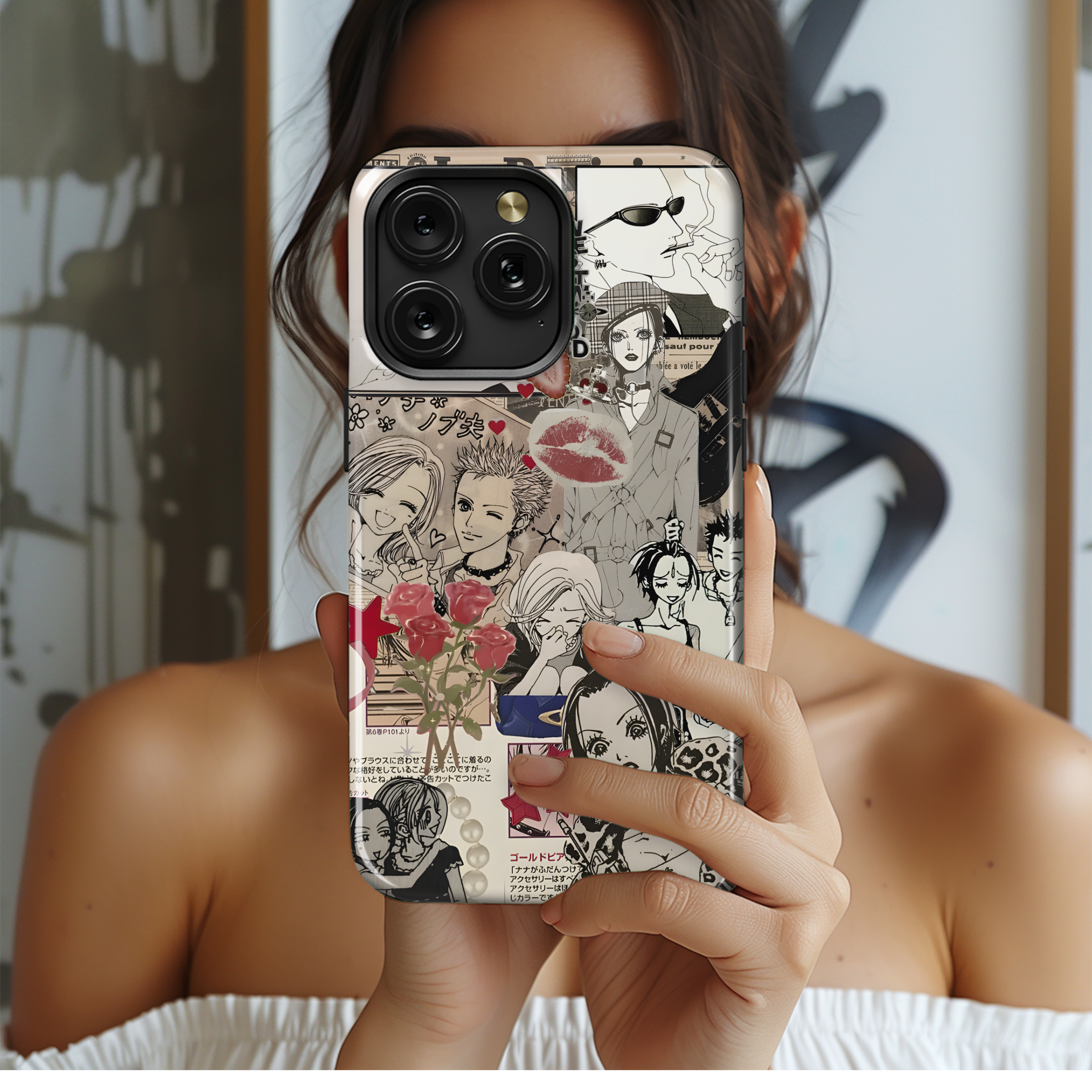 NANA Japanese Anime Manga Comic Phone Case iPhone Samsung Cover Pixel 1980