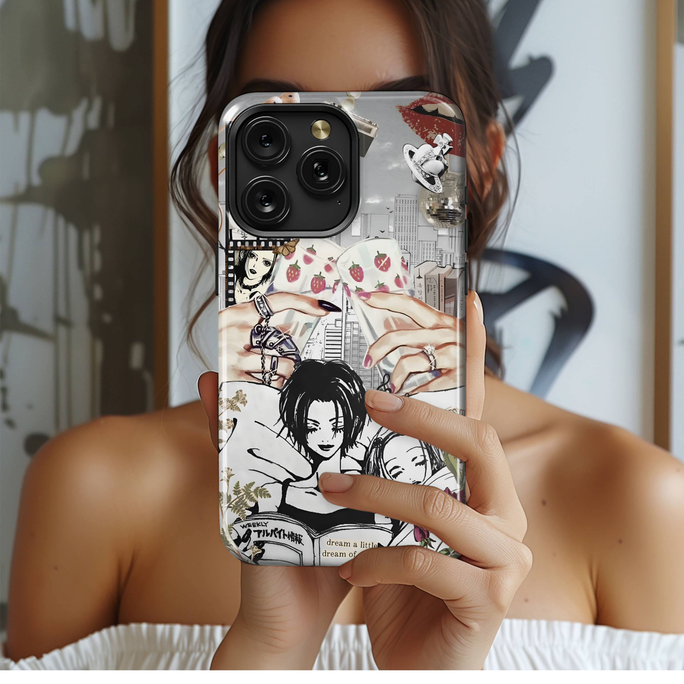 NANA Japanese Anime Manga Comic Phone Case iPhone Samsung Cover Pixel 1982