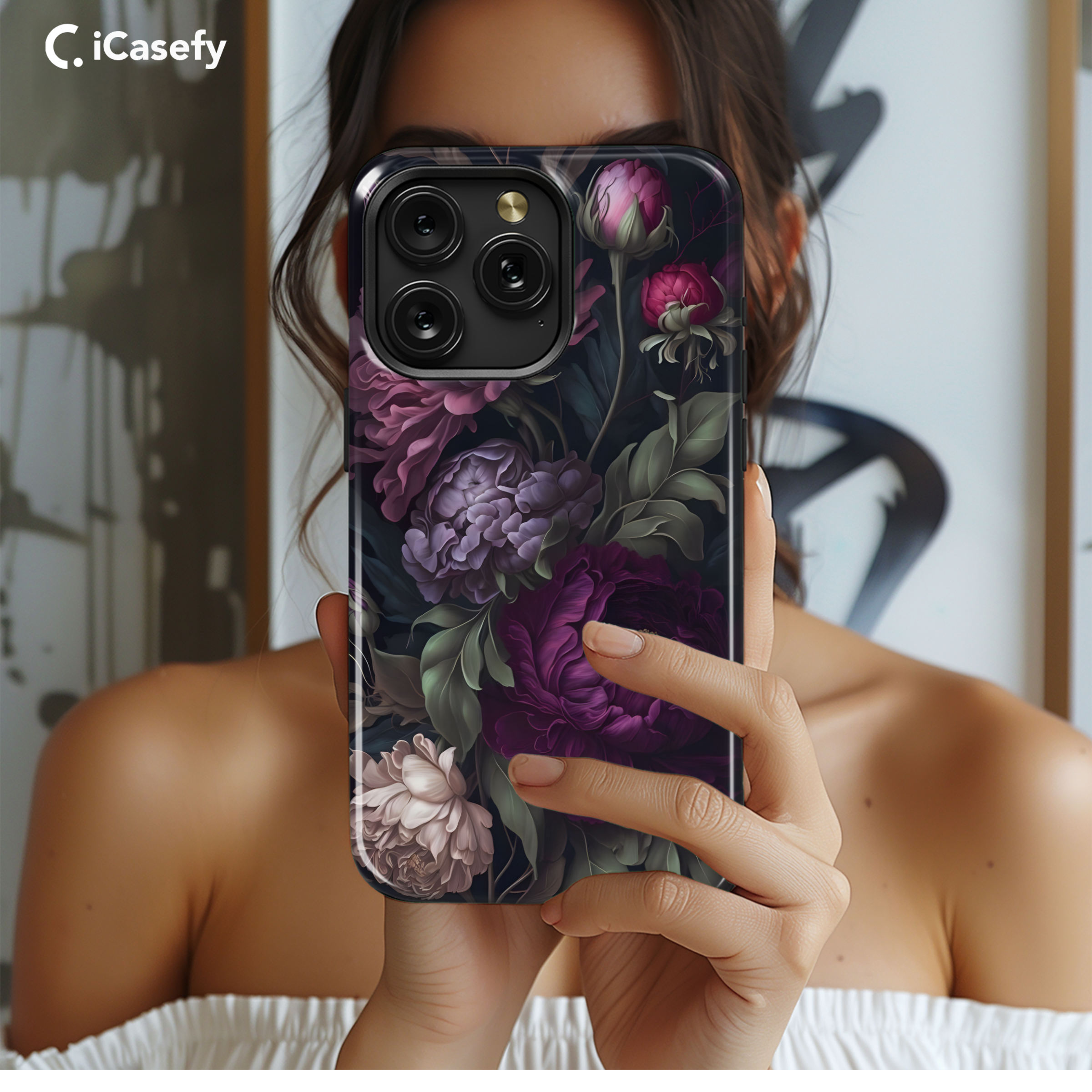 New Baroque Peony Phone Case iPhone Samsung Cover Pixel 1945