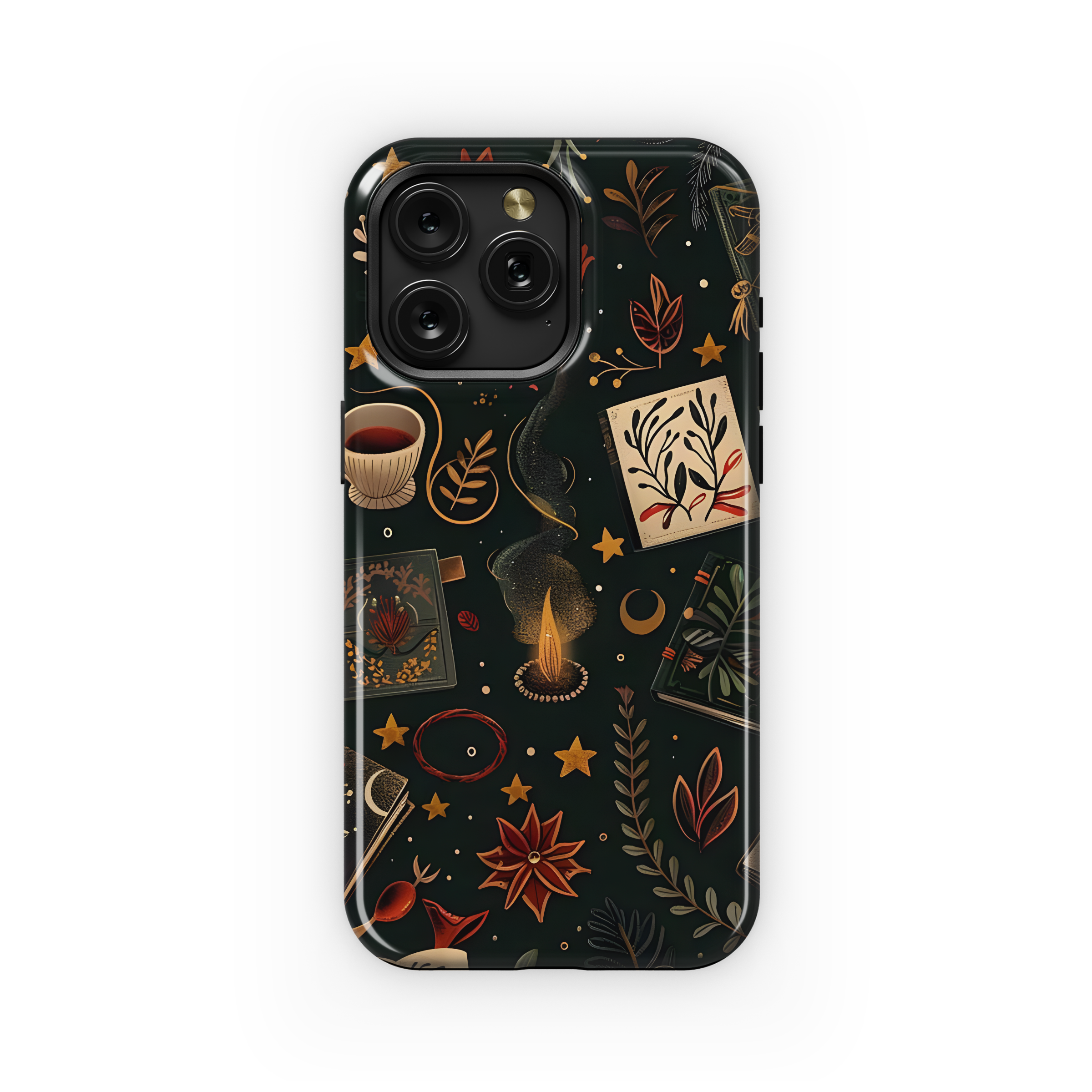 Night Coffe Cozy Celestial Seamless Phone Case iPhone Samsung Cover Pixel 1884