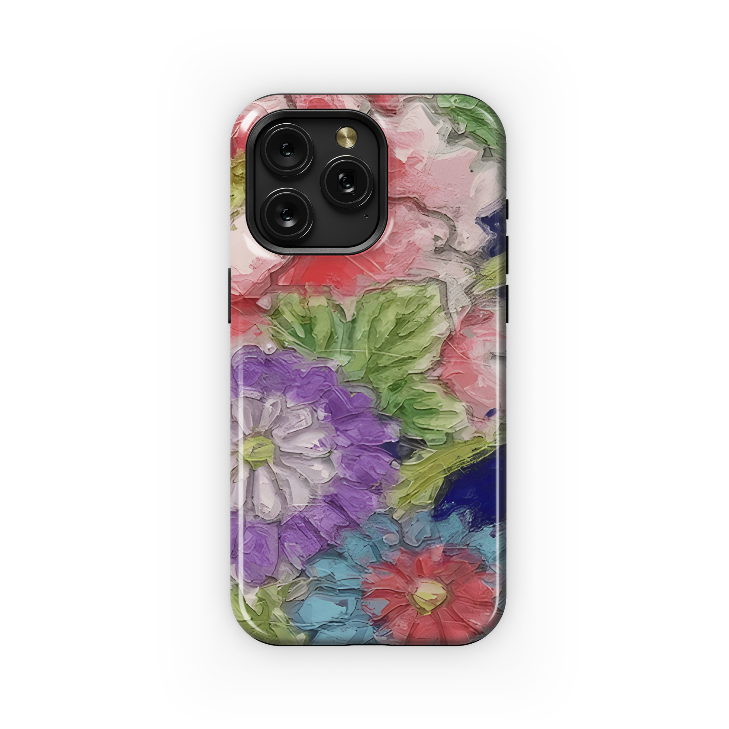 Oil Painting Flowers Phone Case iPhone Samsung Cover Pixel 2638