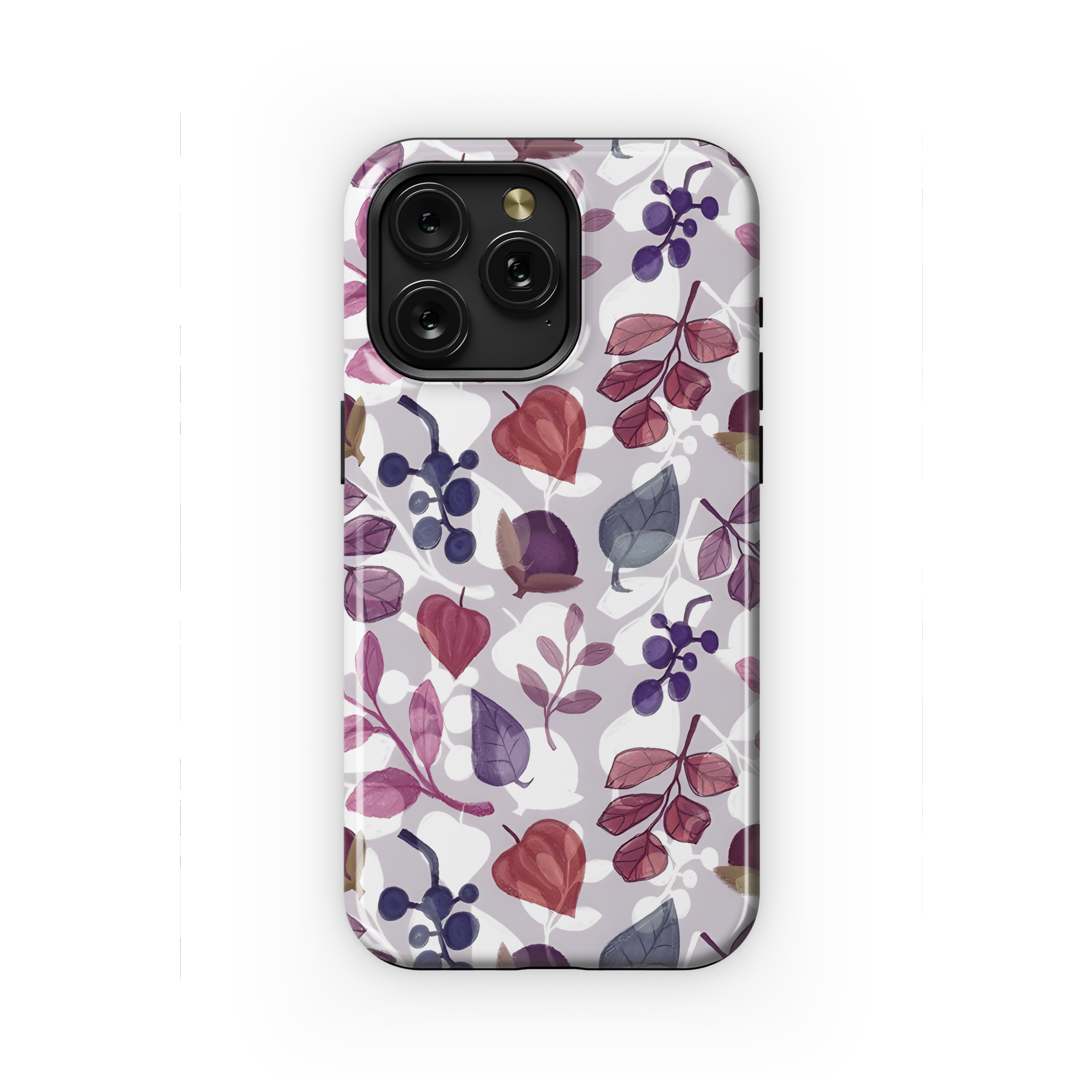 Pastel Vegetable Autumn Seamless Pattern Phone Case iPhone Samsung Cover Pixel 2281