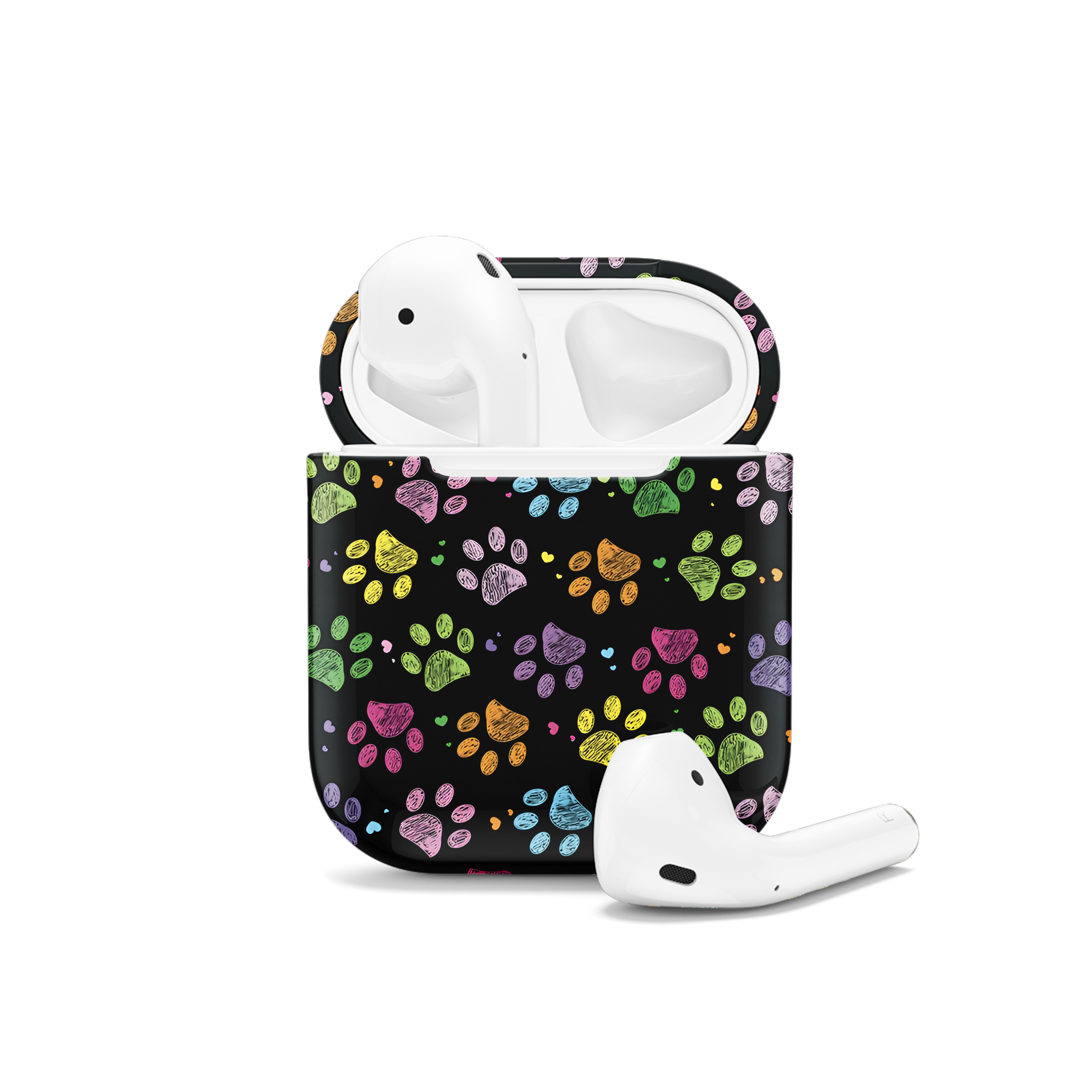 Paw Prints AirPods Case AirPods Pro AirPods Pro 2 AirPods 3 AirPods 2 Glossy 2183