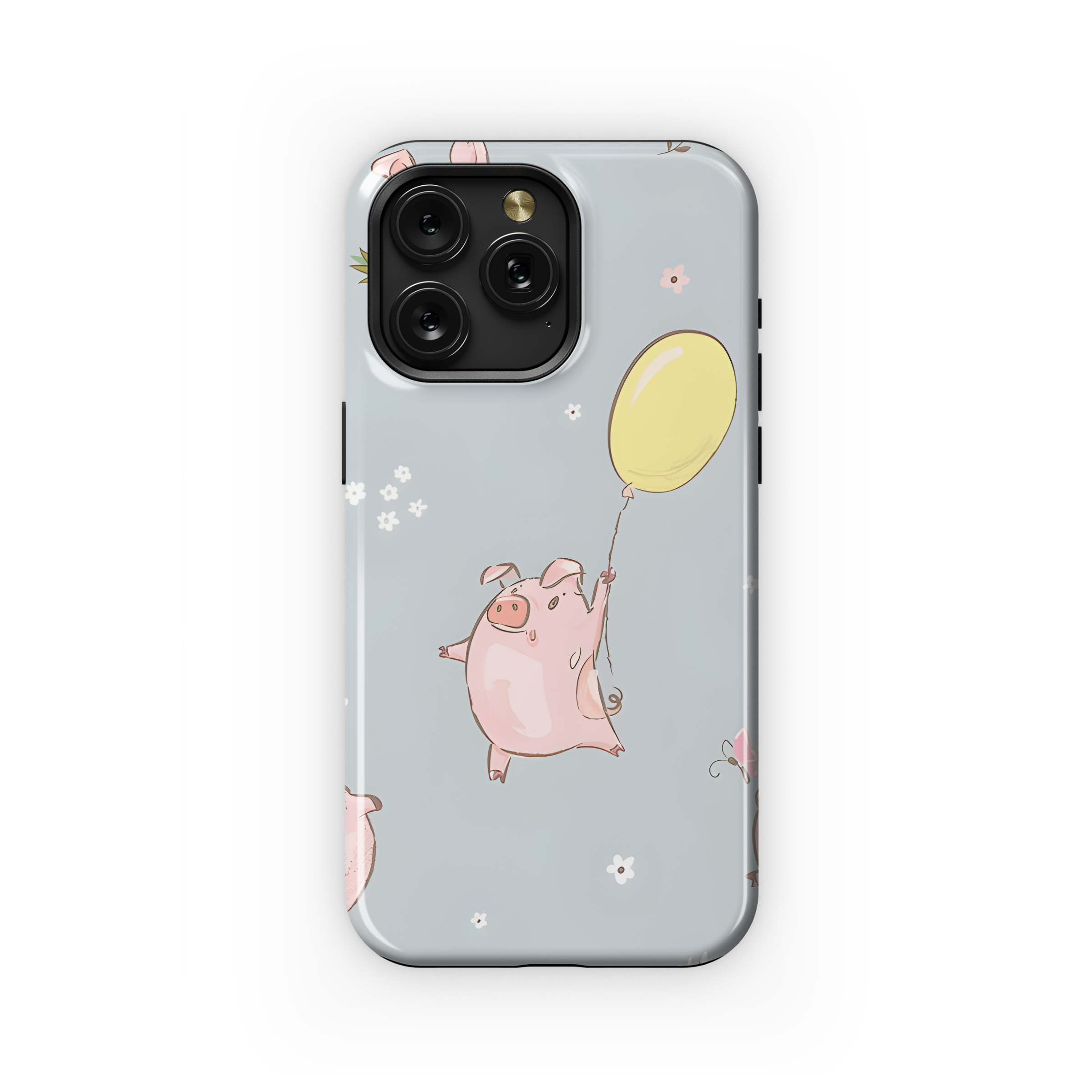 Pig Baloon Phone Case iPhone Samsung Cover Pixel 2710