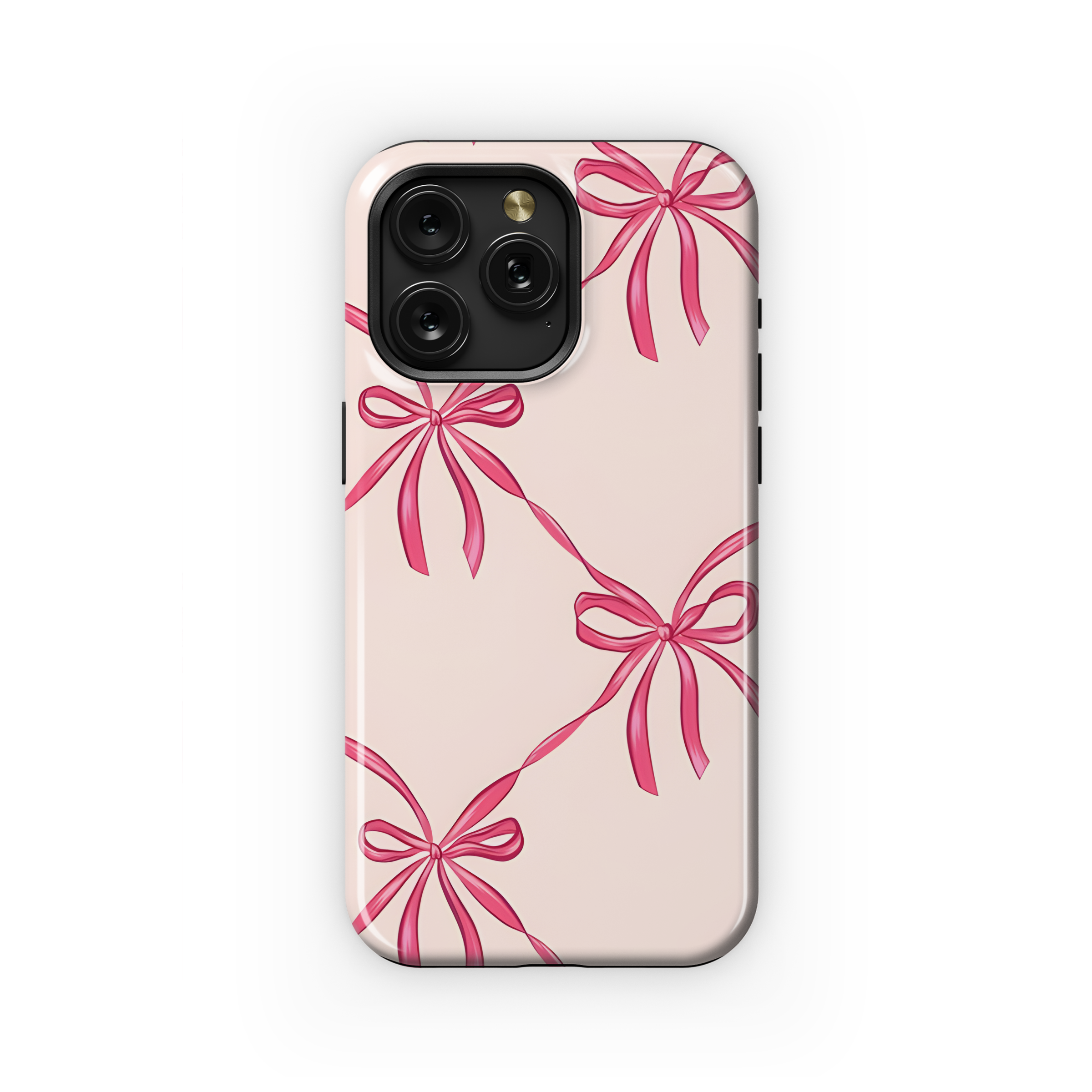 Pink Bow Seamless Pattern Phone Case iPhone Samsung Cover Pixel 2446