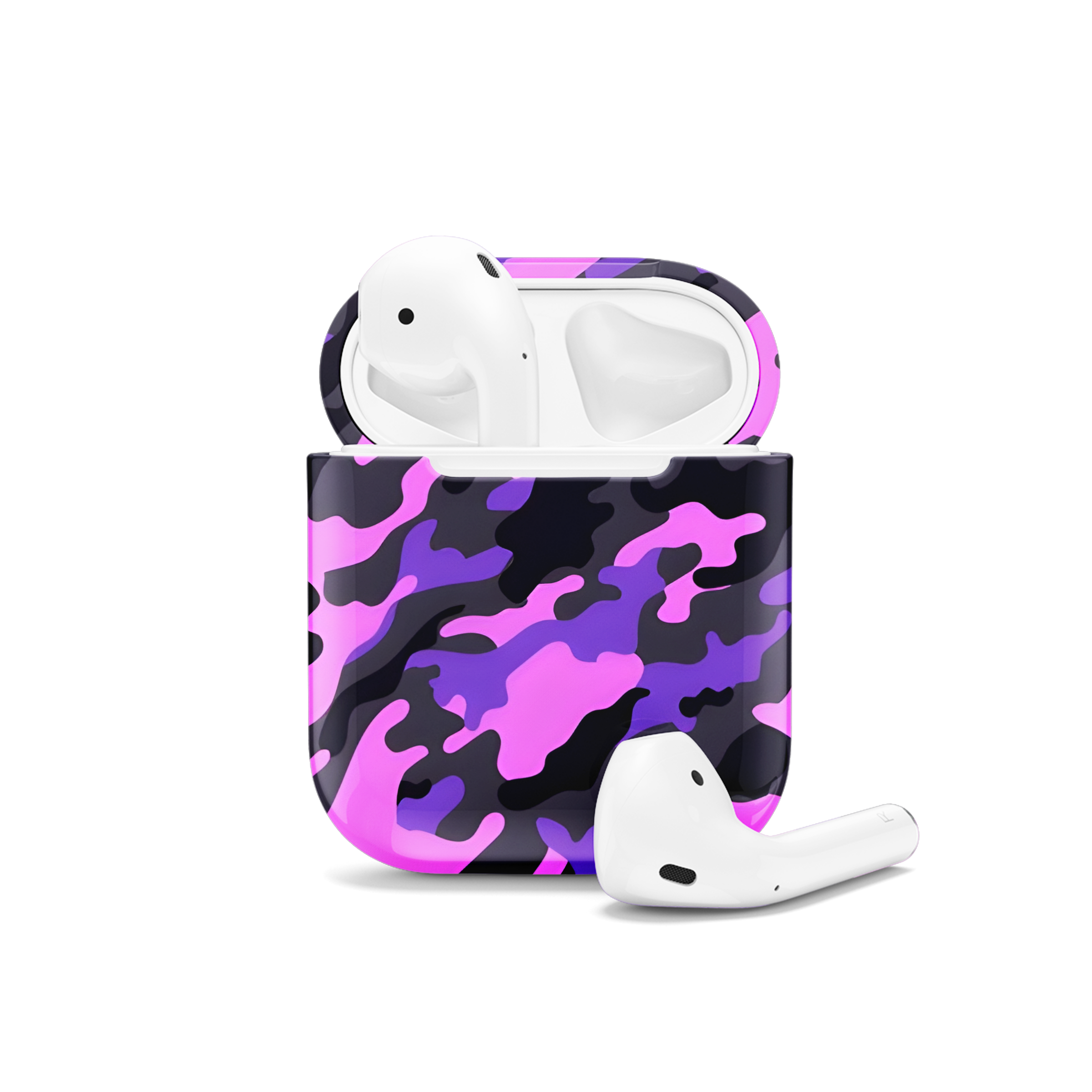 Pink Camouflage Military AirPods Case AirPods Pro AirPods Pro 2 AirPods 3 AirPods 2 Glossy 2195