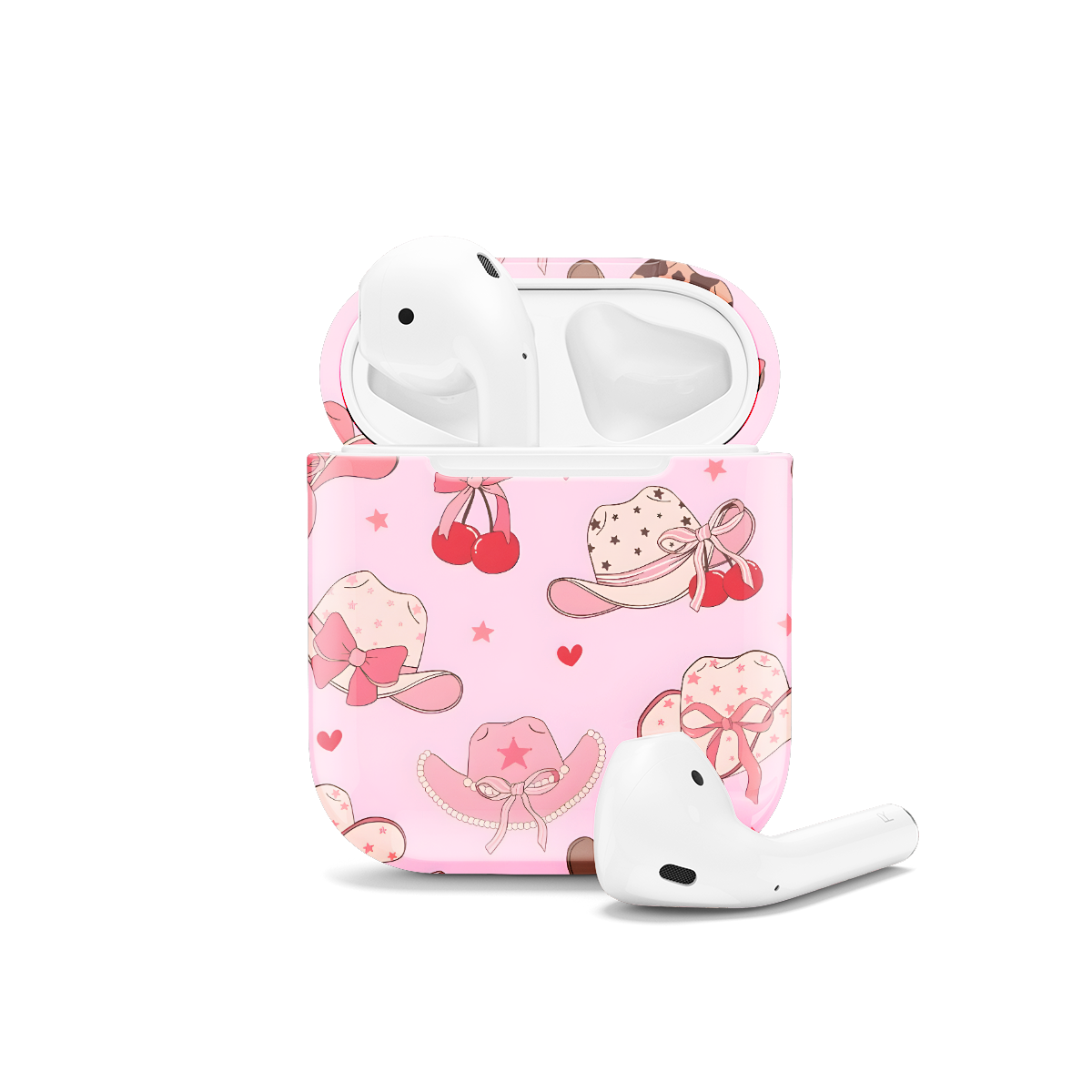 Pink Coquette Cowgirl AirPods Case AirPods Pro AirPods Pro 2 AirPods 3 AirPods 2 Glossy 1693