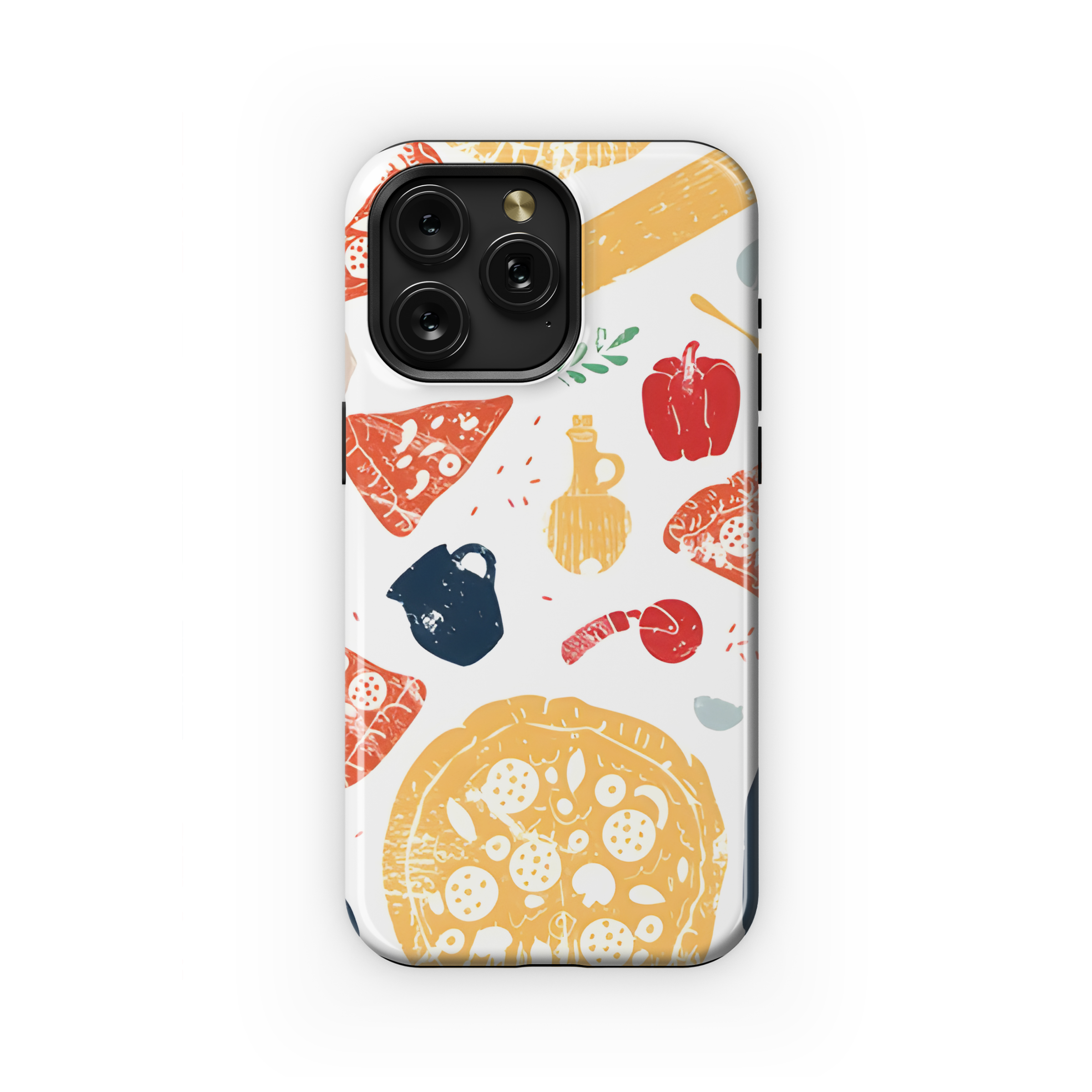 Pizza Doodle Pizzeria Phone Case iPhone Samsung Cover Pixel 2607