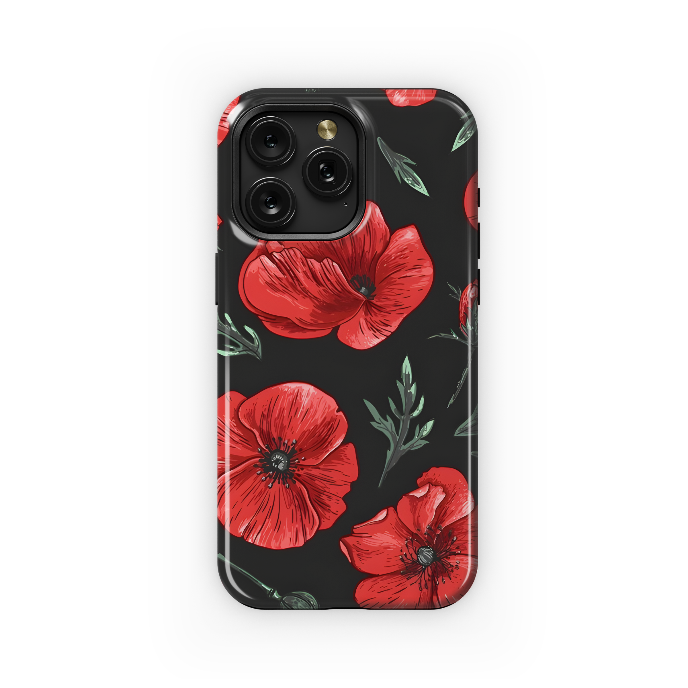 Poppies Flowers Remembrance Day Phone Case iPhone Samsung Cover Pixel 2569