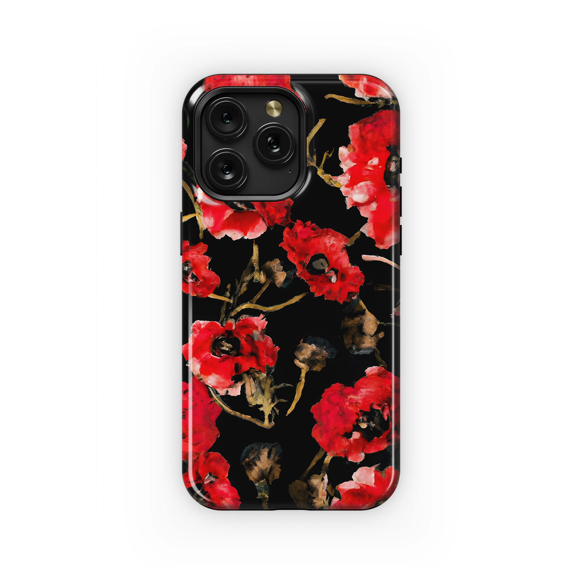 Poppies Painting Abstract Phone Case iPhone Samsung Cover Pixel 3594