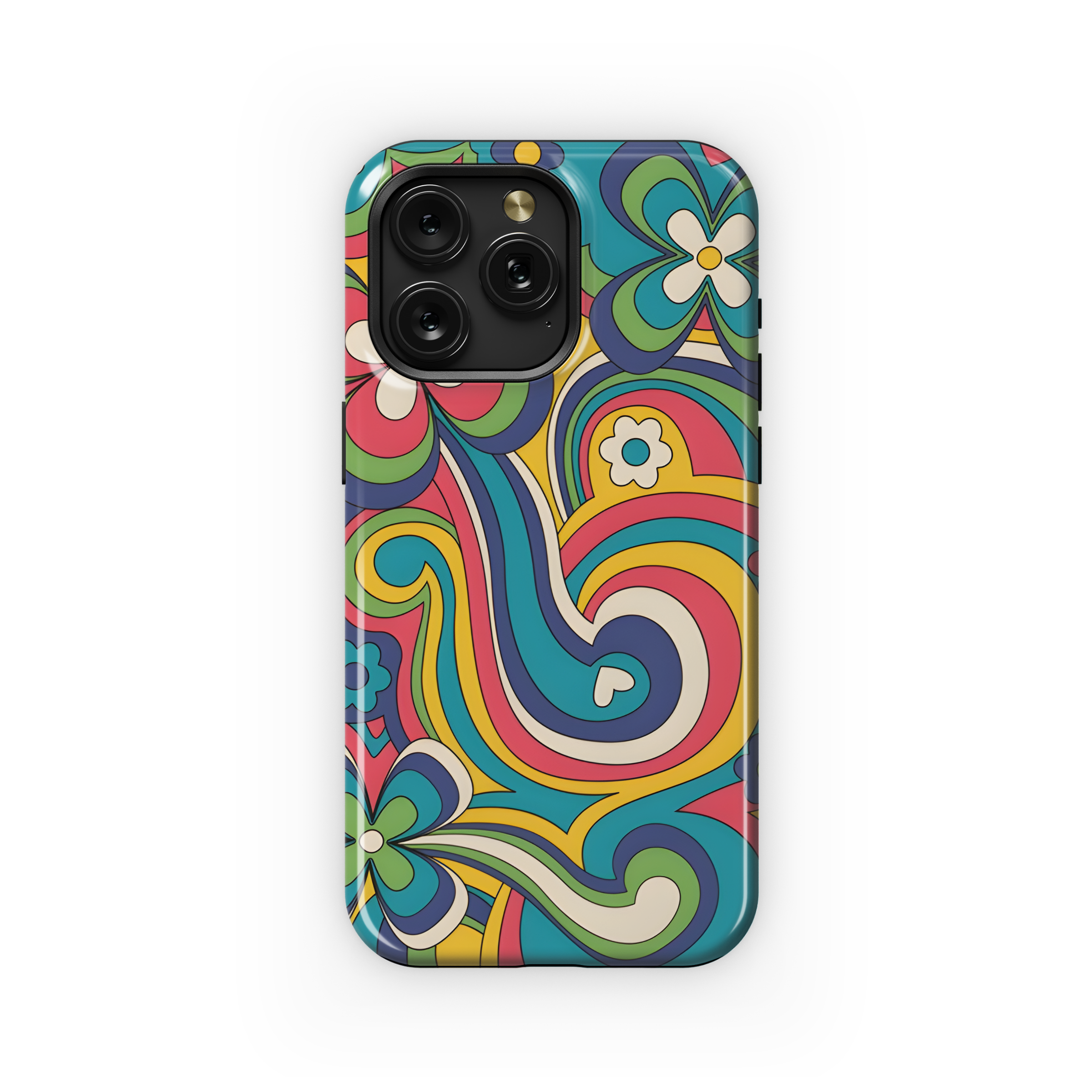 Psychedelic Floral Phone Case iPhone Samsung Cover Pixel 2854