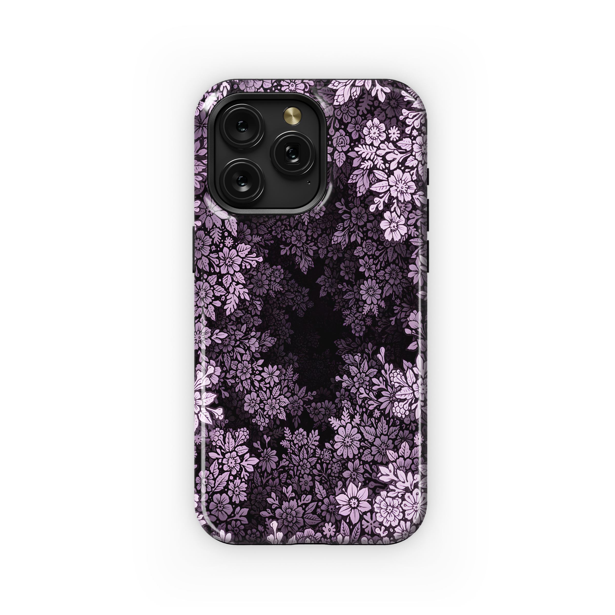 Purple Floral Vortex
 Phone Case iPhone Samsung Cover Pixel 4202