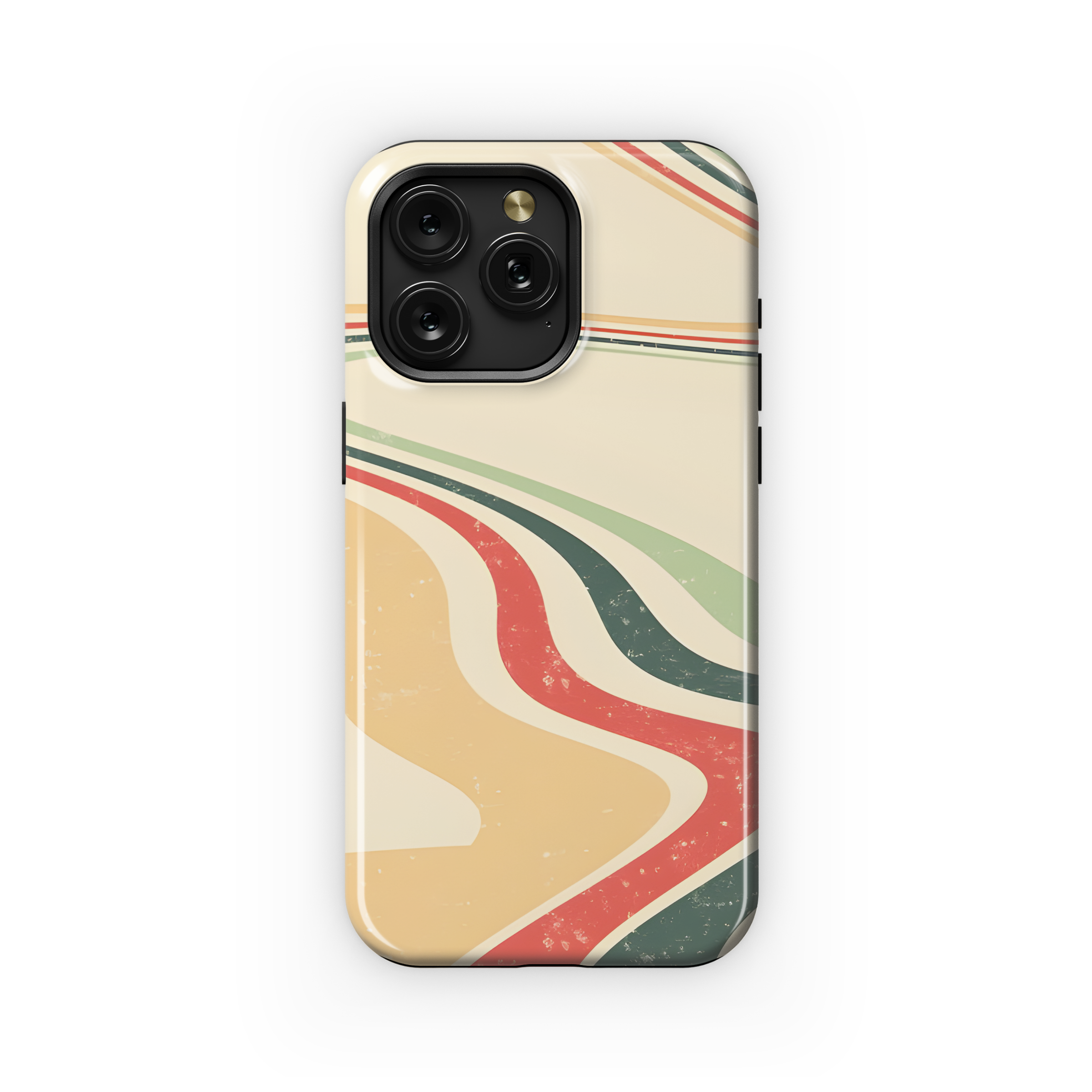 Retro Vibrant Wavy Phone Case iPhone Samsung Cover Pixel 2528