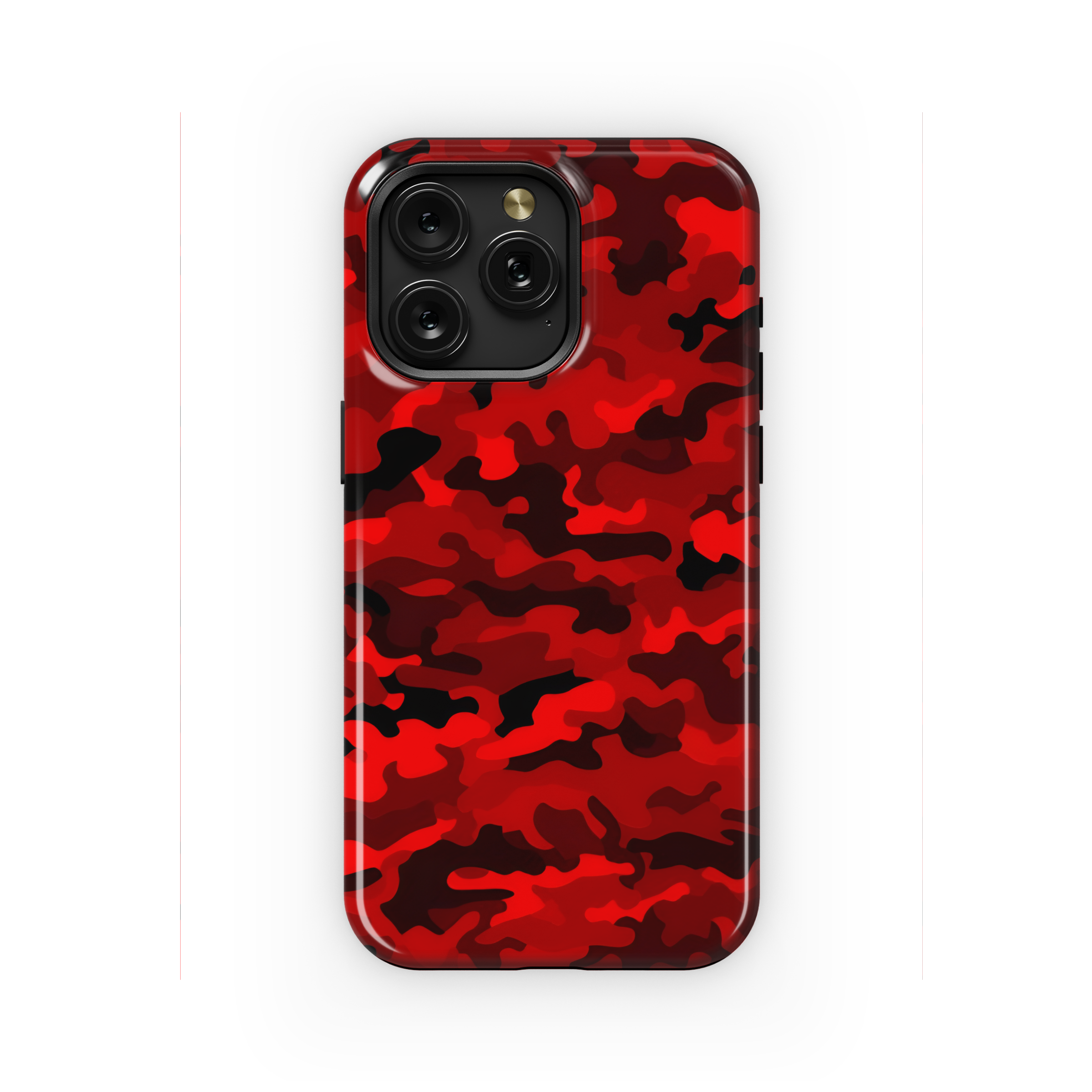 Ruby Red Camo Texture Phone Case iPhone Samsung Cover Pixel 2191