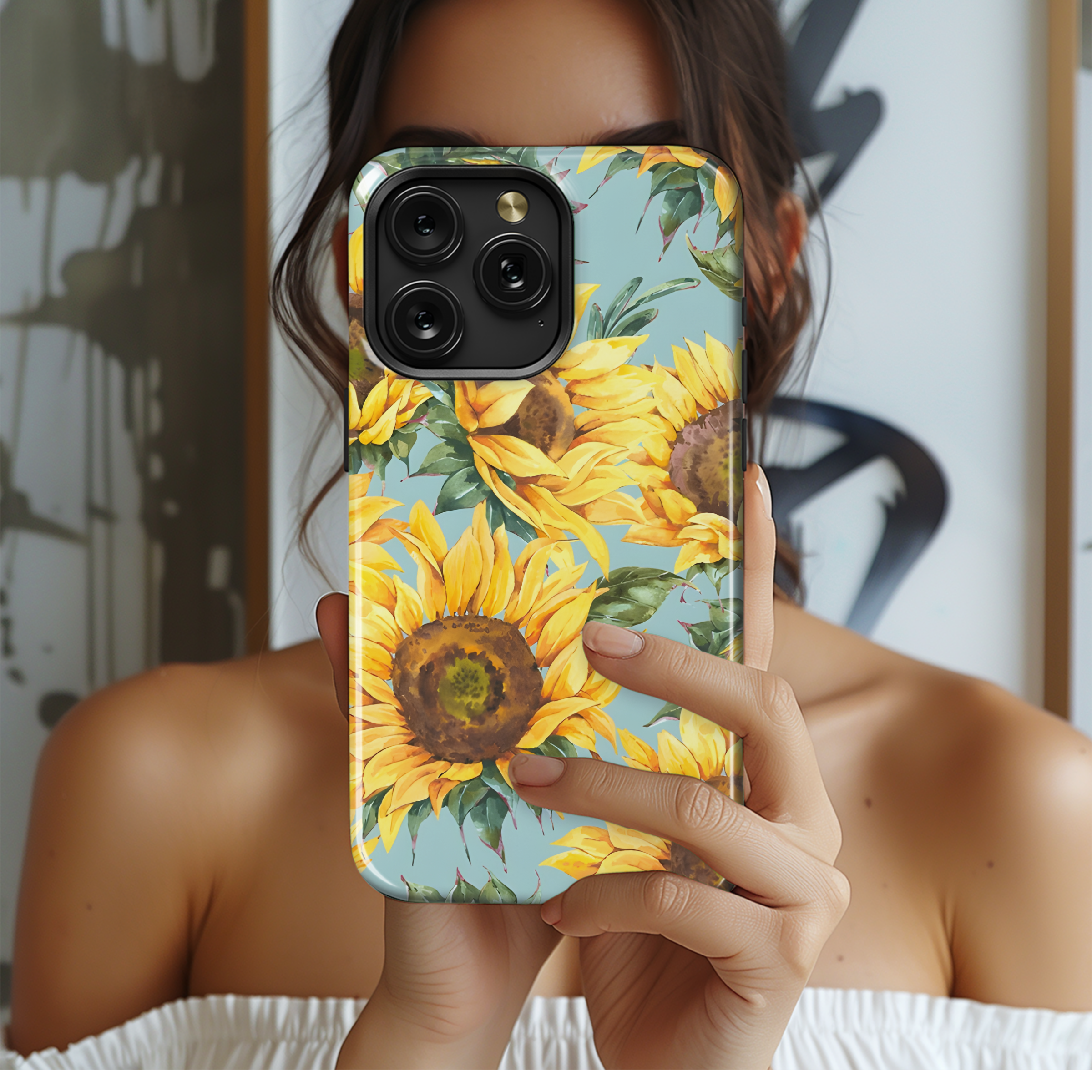 Rustic Sunflower Wildflower Phone Case iPhone Samsung Cover Pixel 2288