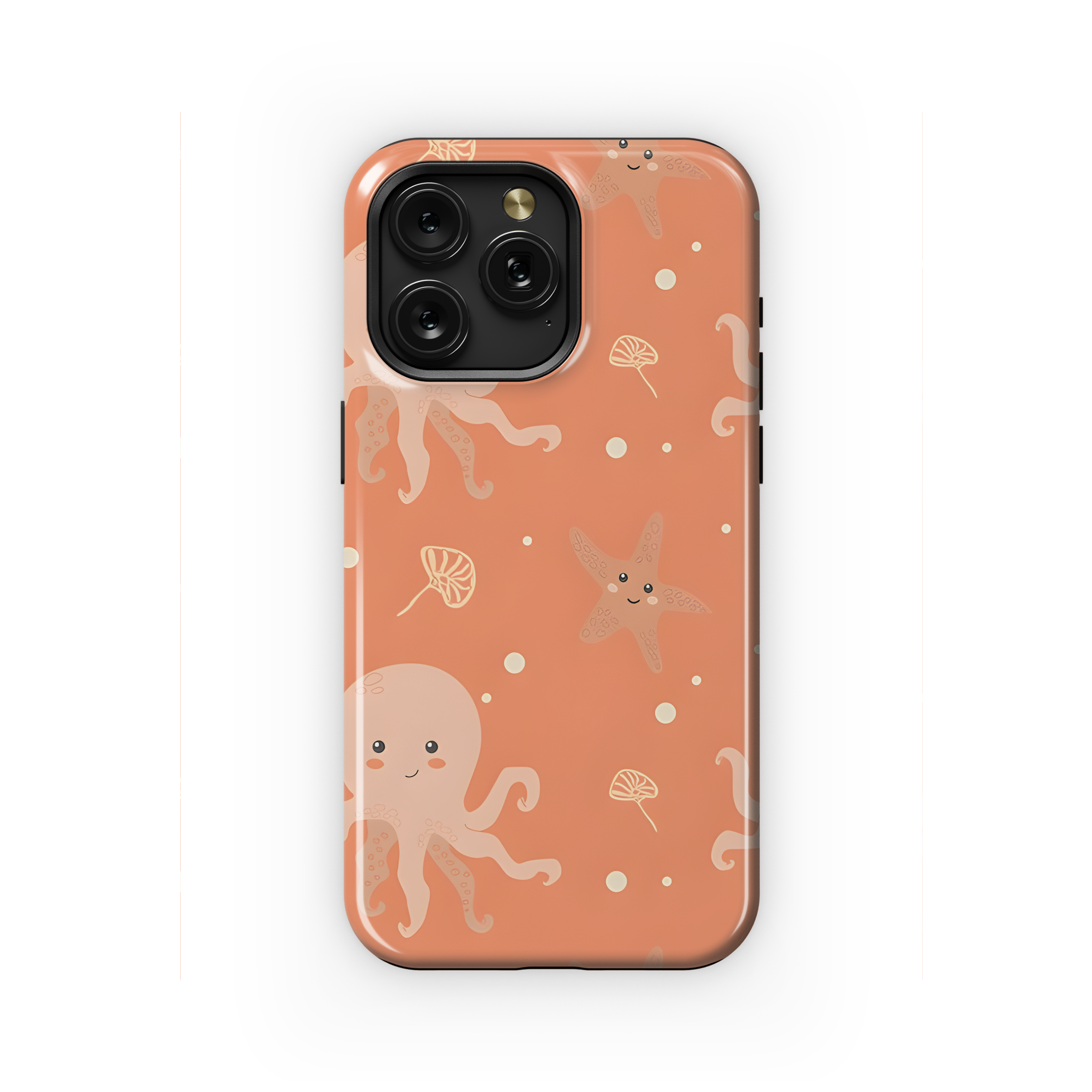 Sea Animals Pattern for Kids Phone Case iPhone Samsung Cover Pixel 2256