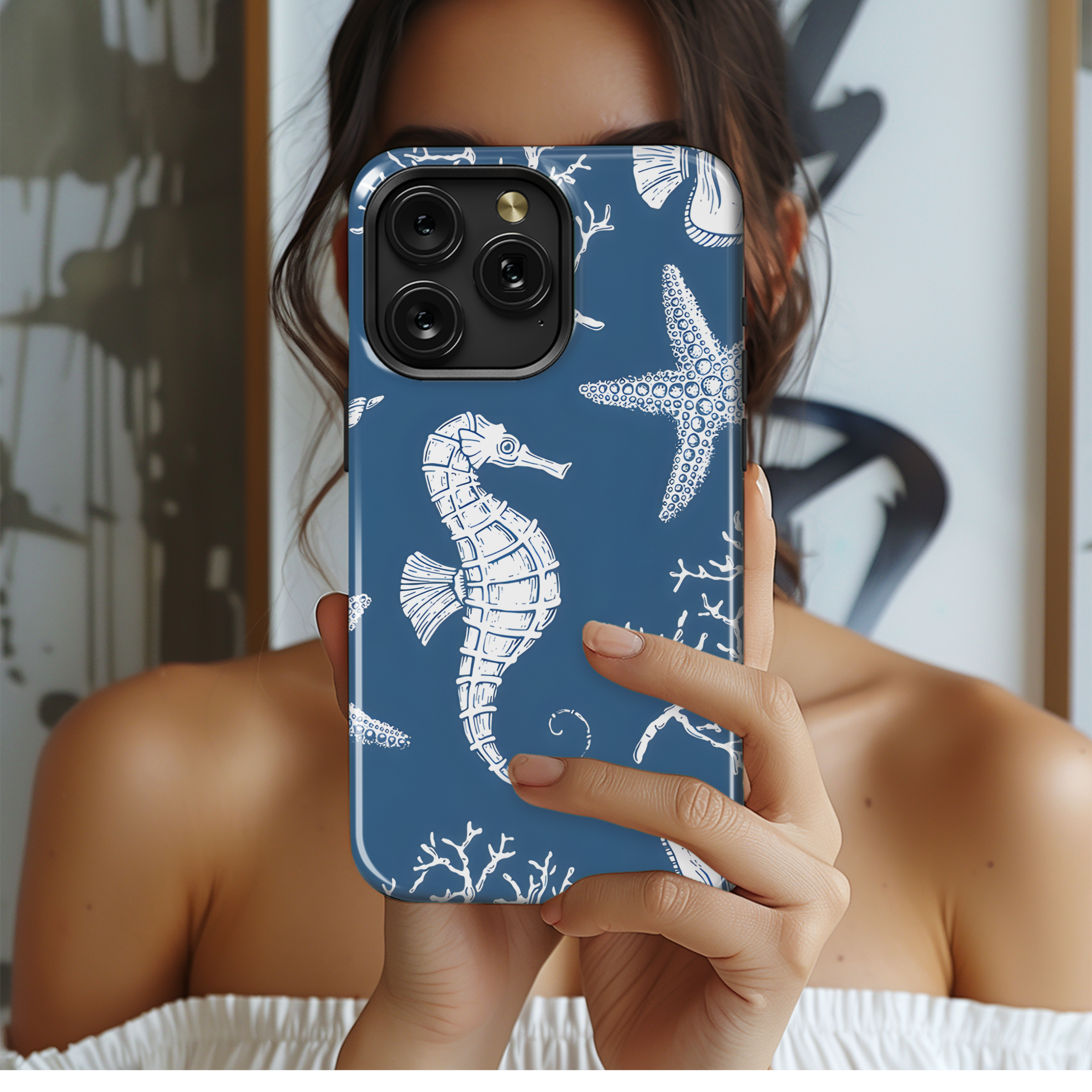 Sea Horse Phone Case iPhone Samsung Cover Pixel 2700