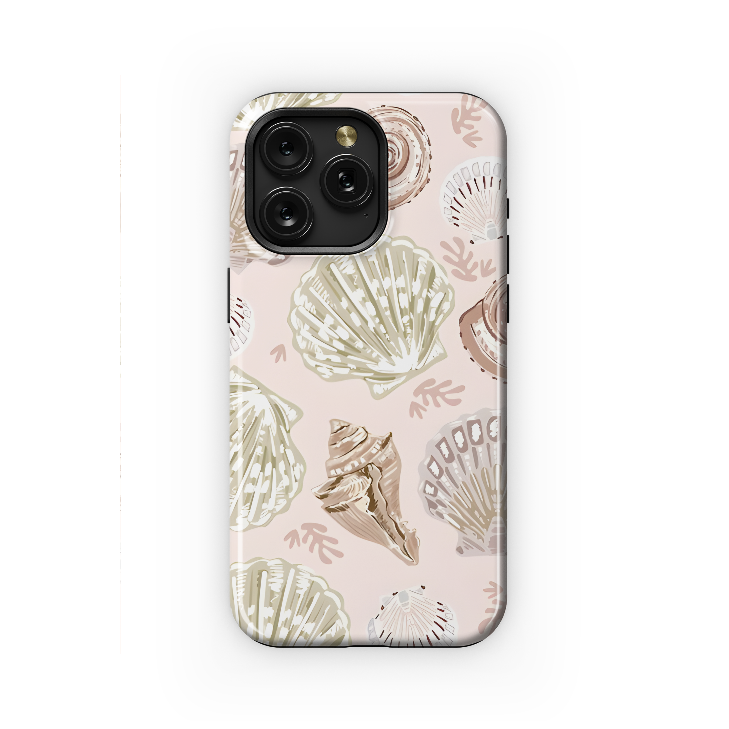 Sea Shell Seamless Pattern Phone Case iPhone Samsung Cover Pixel 2331