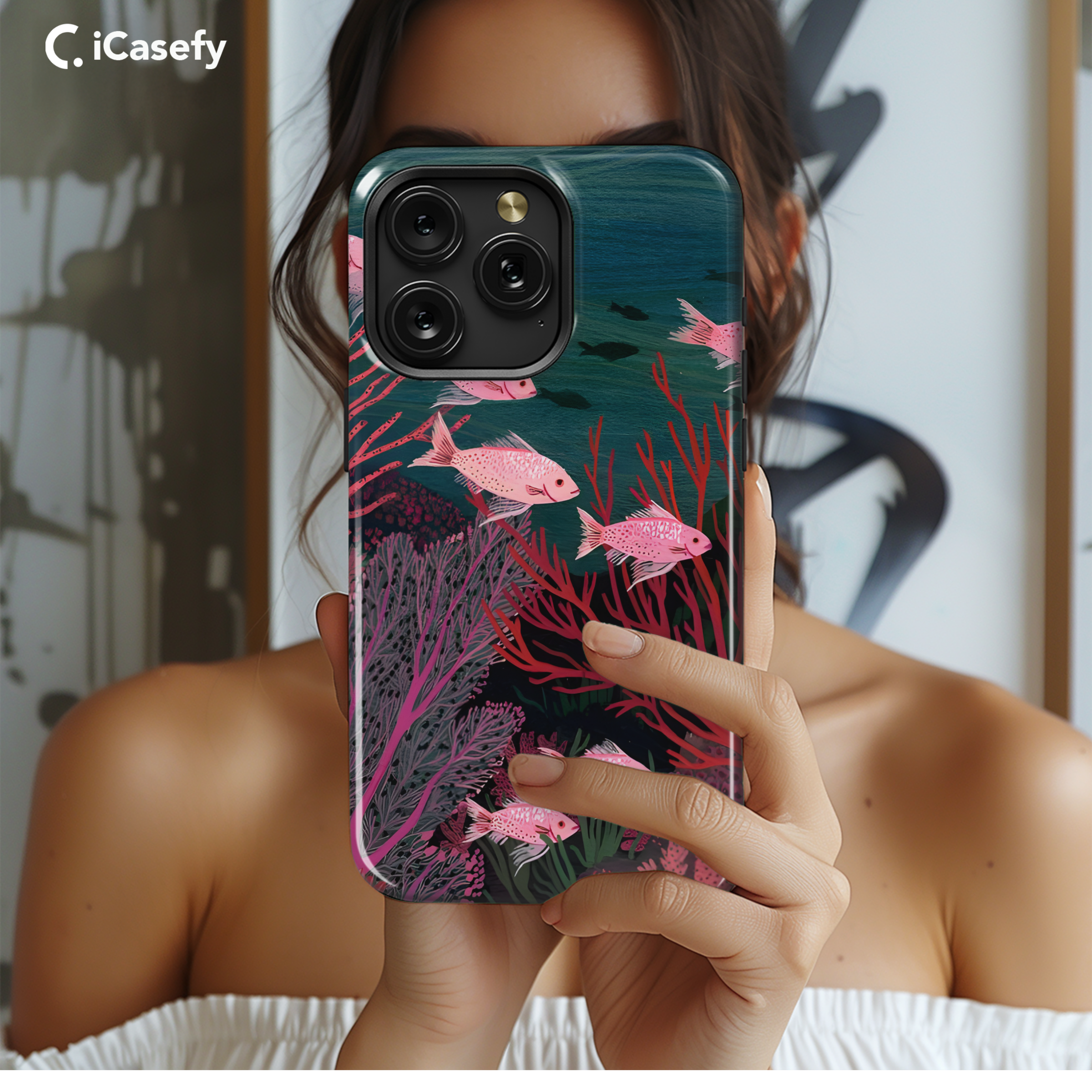 Sea Underwater Fish Coral Phone Case iPhone Samsung Cover Pixel 1950