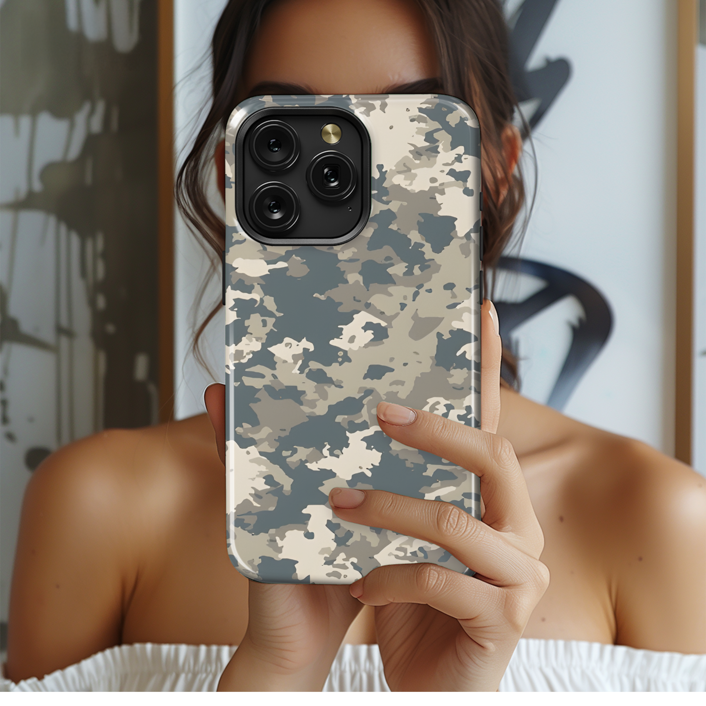 Seamless Camouflage Phone Case iPhone Samsung Cover Pixel 2209