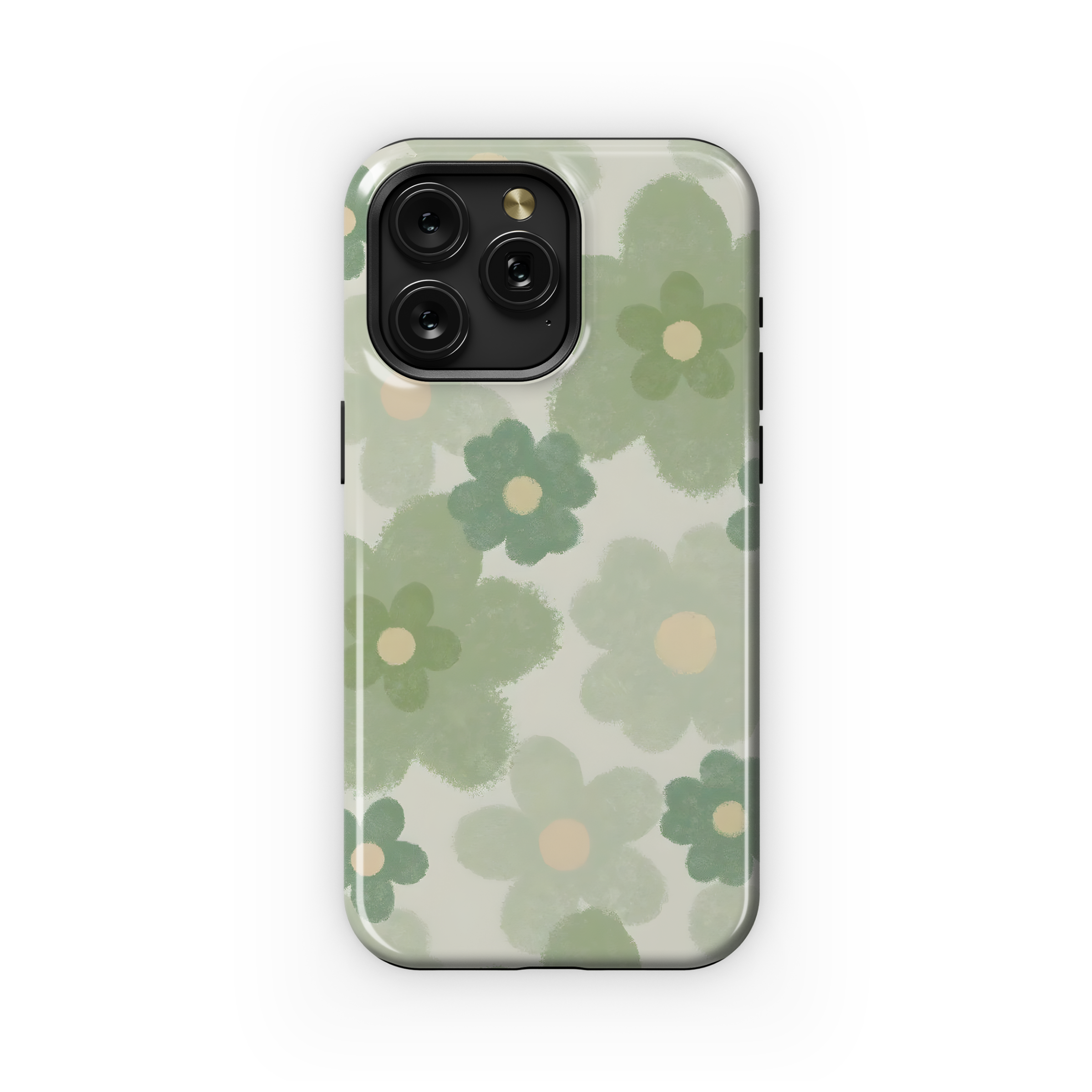 Seamless Daisy Green Flowers Phone Case iPhone Samsung Cover Pixel 1845