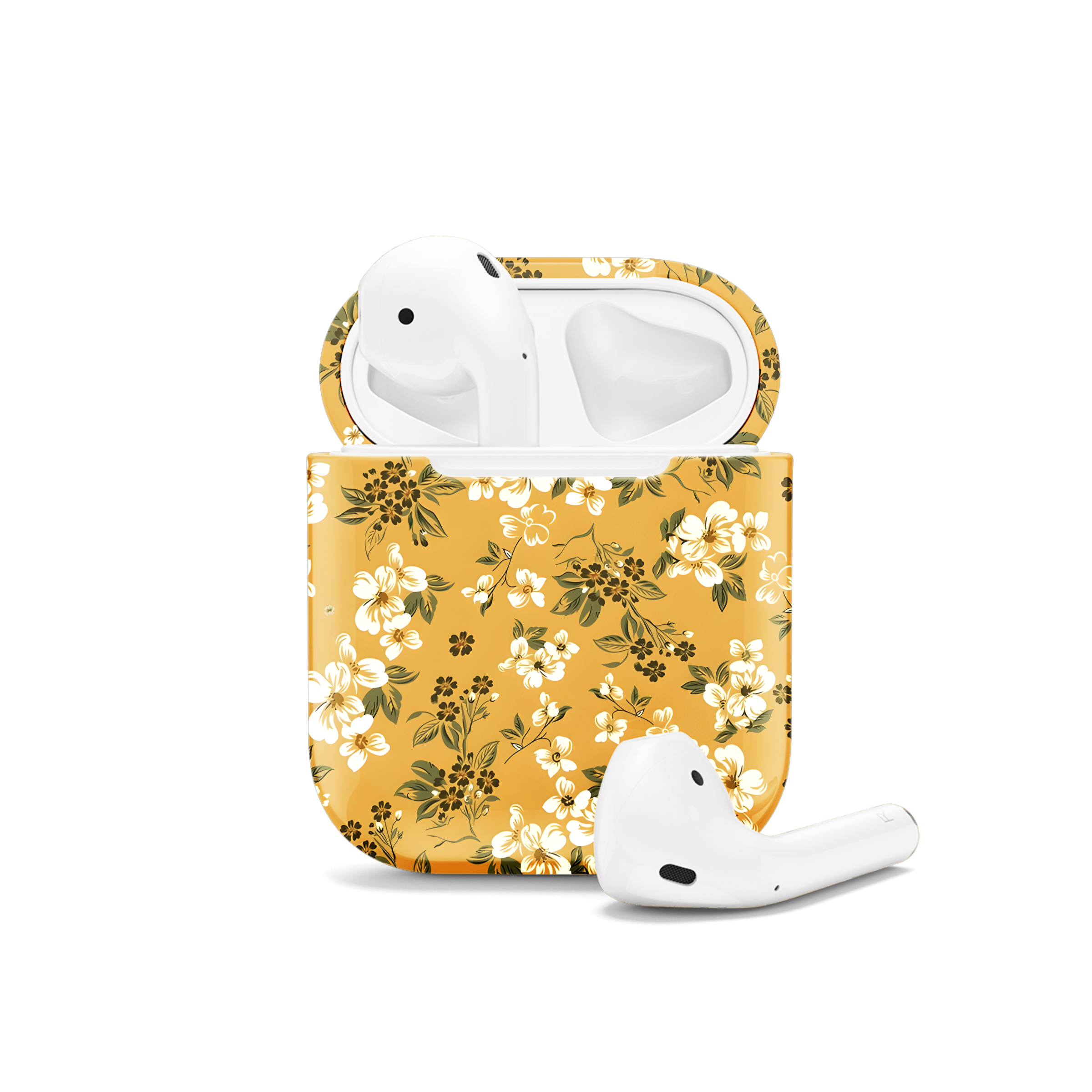 Seamless Floral Pattern AirPods Case AirPods Pro AirPods Pro 2 AirPods 3 AirPods 2 Glossy 2357