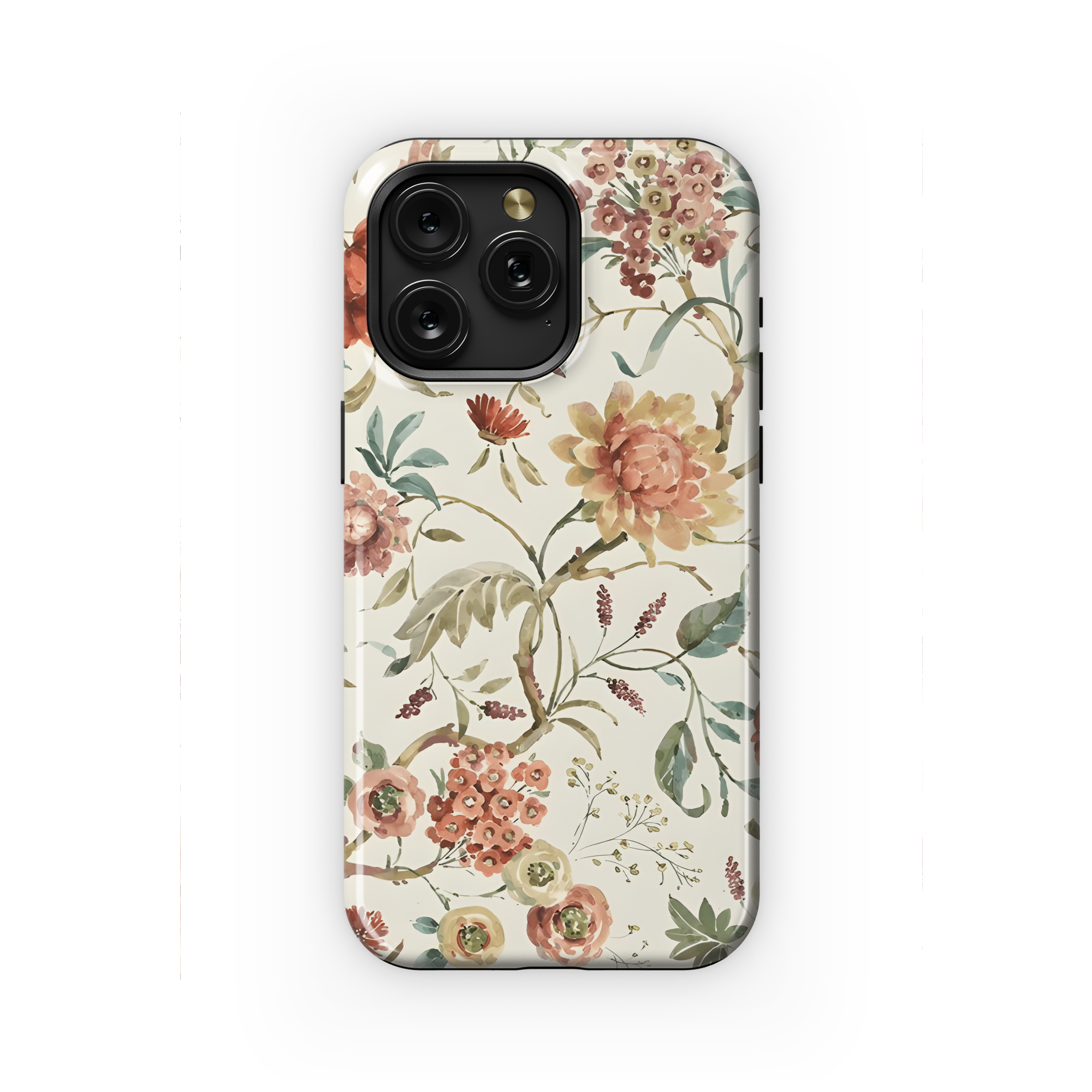 Seamless Floral Pattern Phone Case iPhone Samsung Cover Pixel 2343