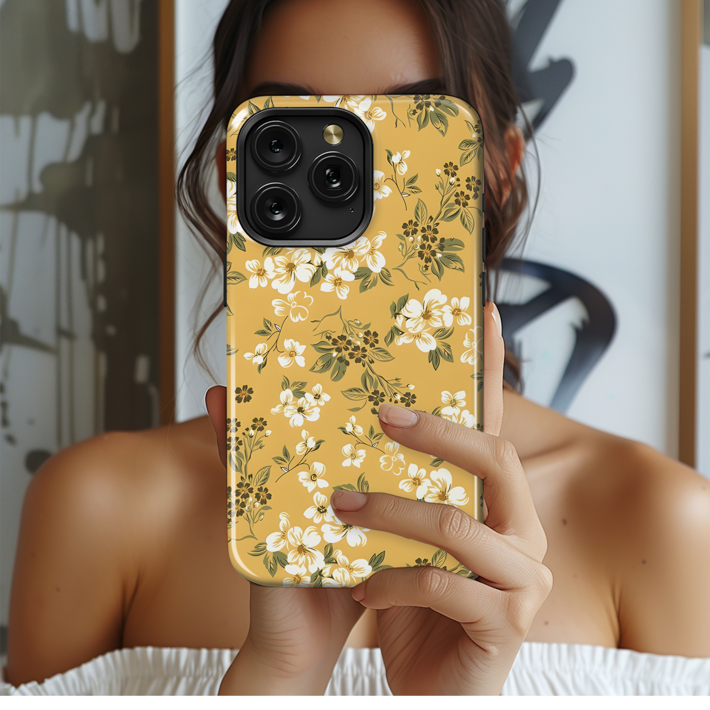 Seamless Floral Pattern Phone Case iPhone Samsung Cover Pixel 2357