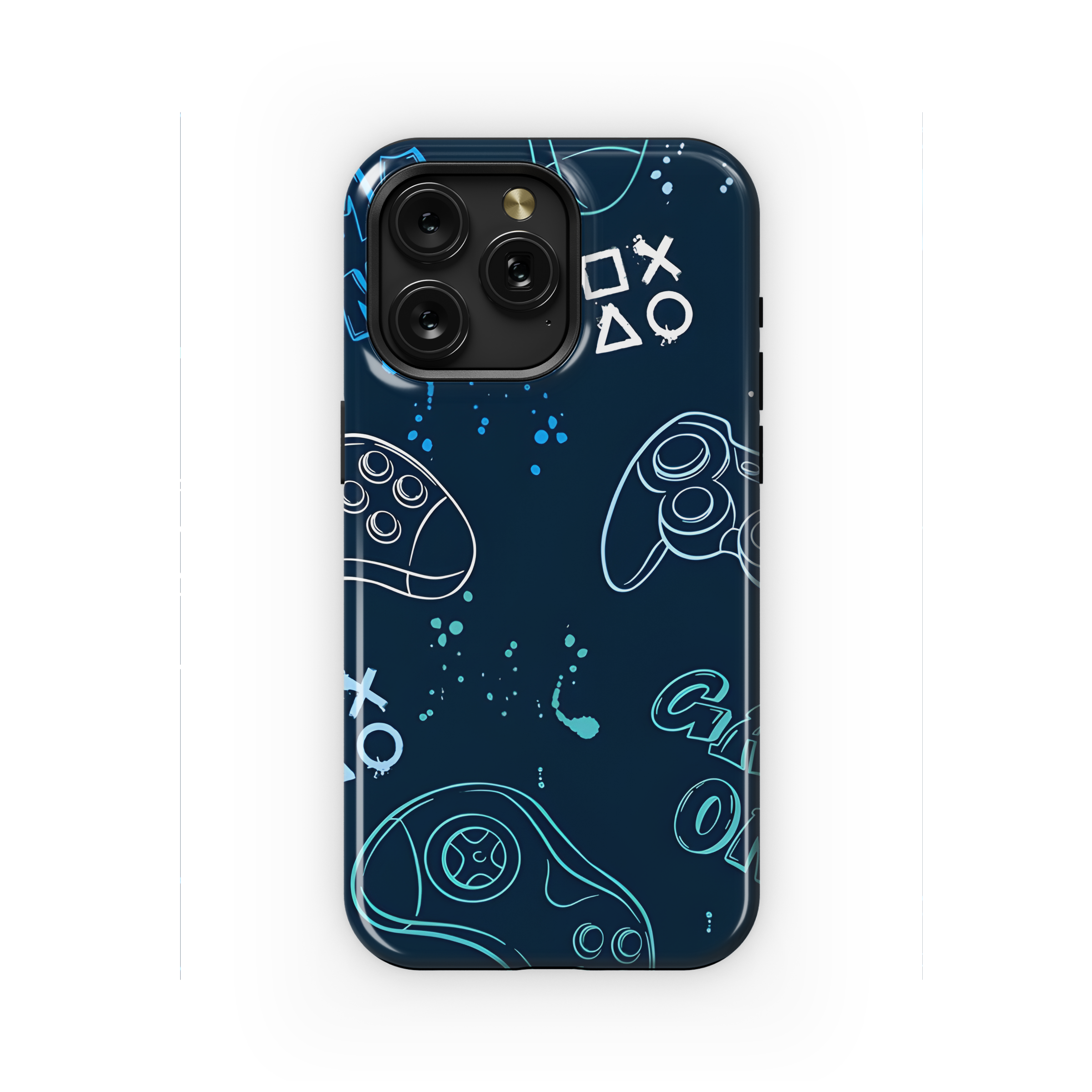 Seamless Joystick Pattern Phone Case iPhone Samsung Cover Pixel 2232