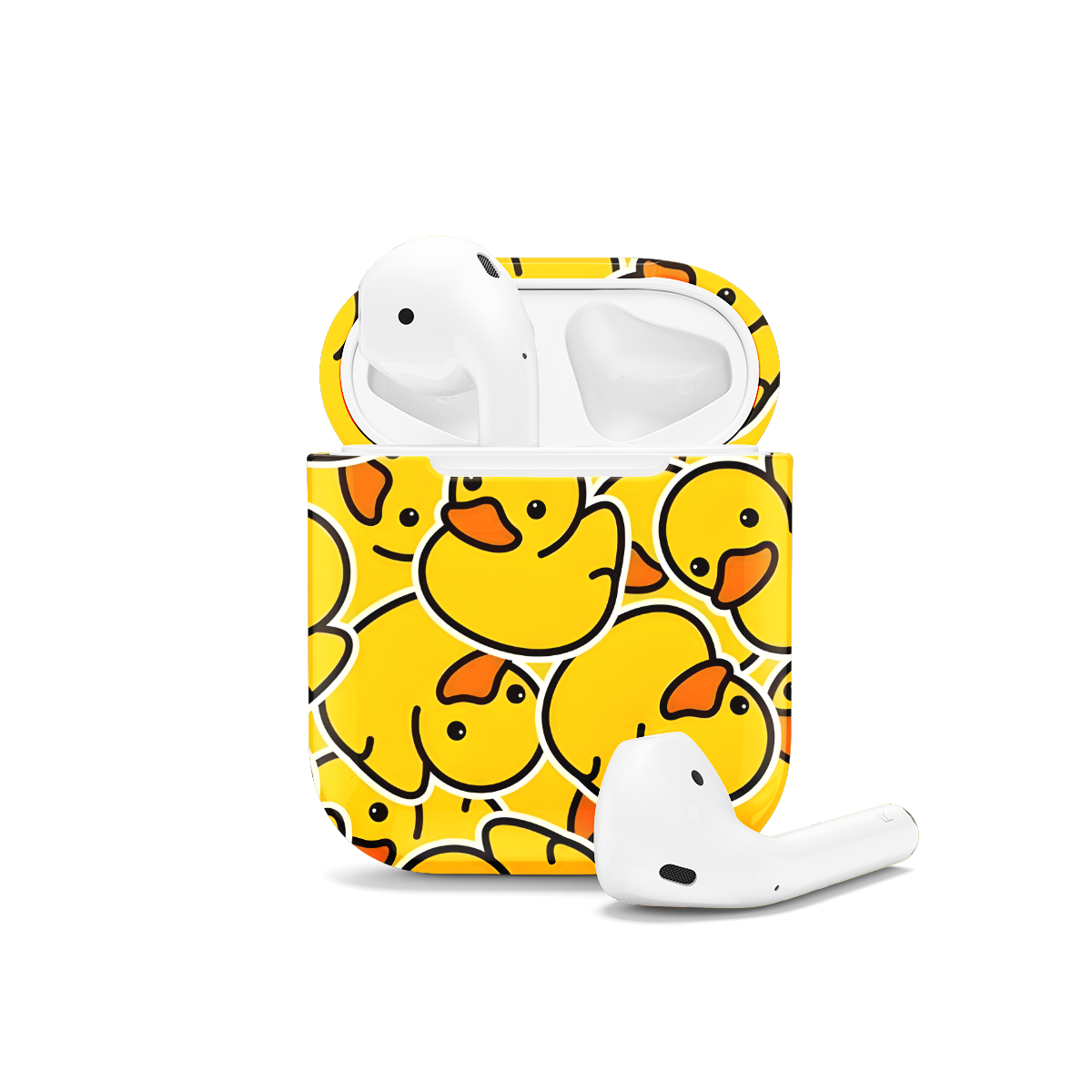 Seamless Yellow Ducks Duck AirPods Case AirPods Pro AirPods Pro 2 AirPods 3 AirPods 2 Glossy 1510